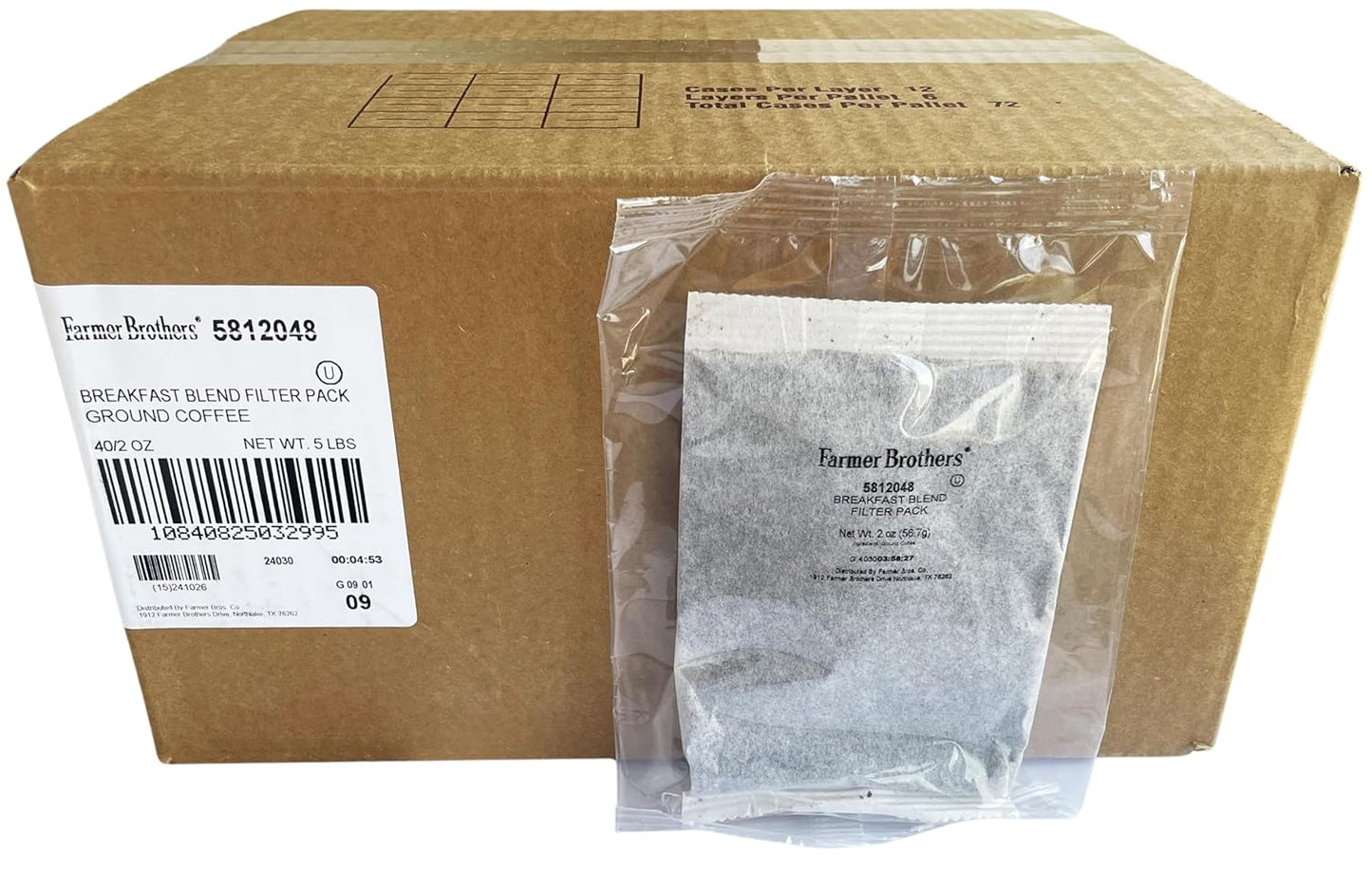 Farmer Brothers Ground Coffee Breakfast Blend for Fresh Brews