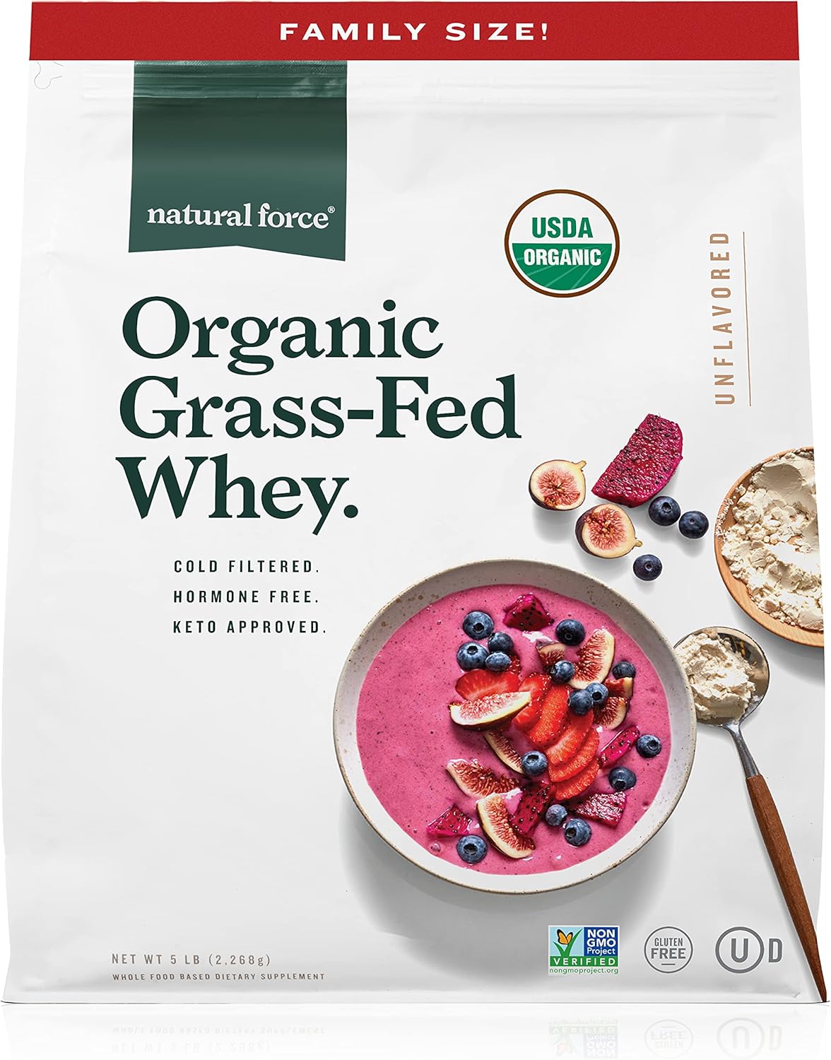 Natural Force Grass Fed Organic Whey Protein Powder Review