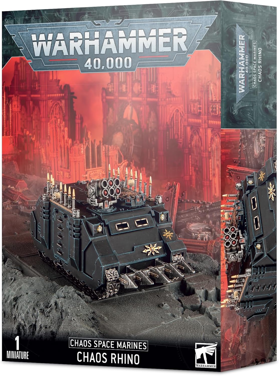 Warhammer 40k Space Marine du Chaos Rhino - Ultimate Gaming Experience
