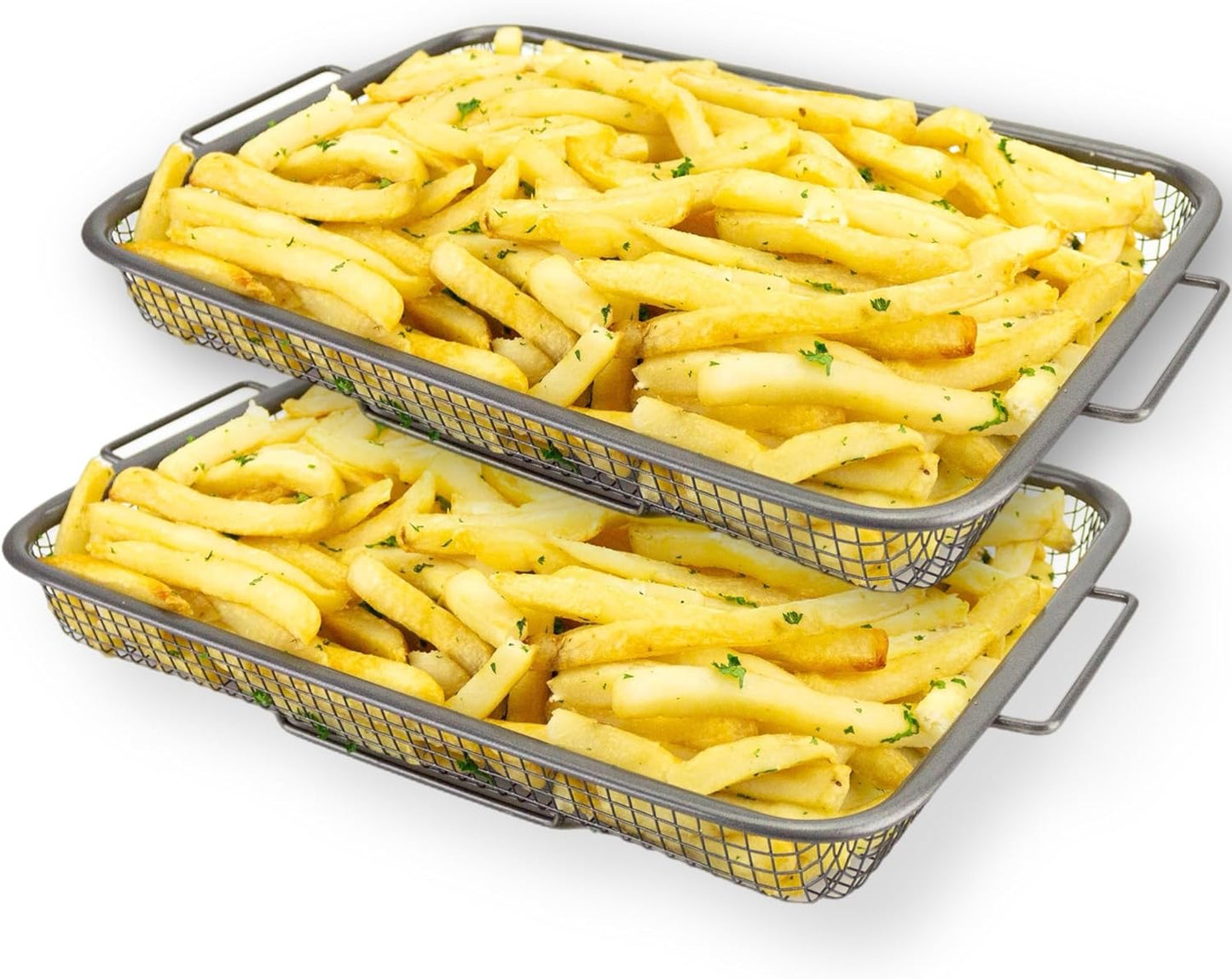 DiamoTech Crisping Baskets: Healthy Non-Stick Cooking