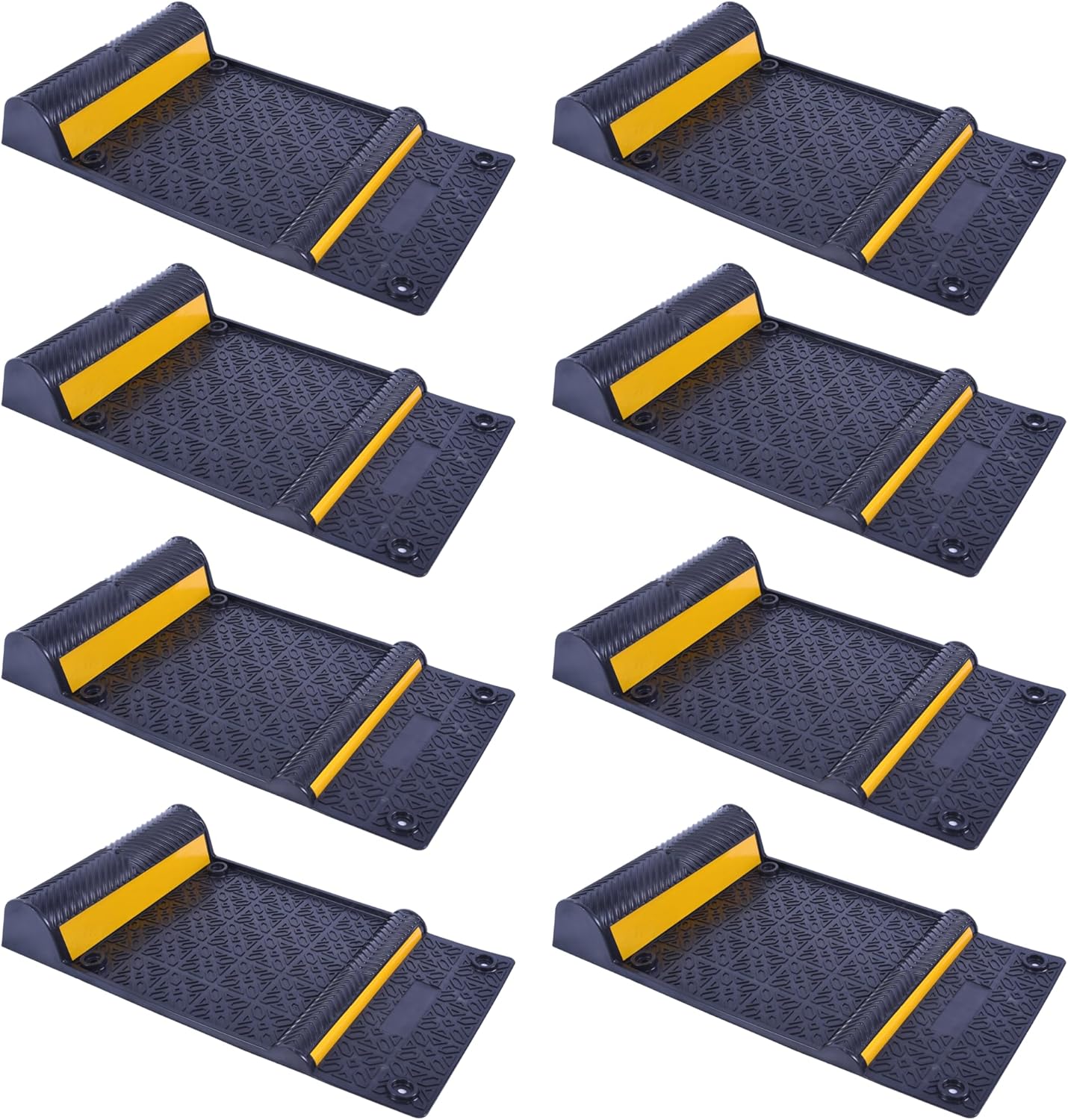 Heavy Duty Parking Guide Mat for Garage Vehicles - 8 Pack