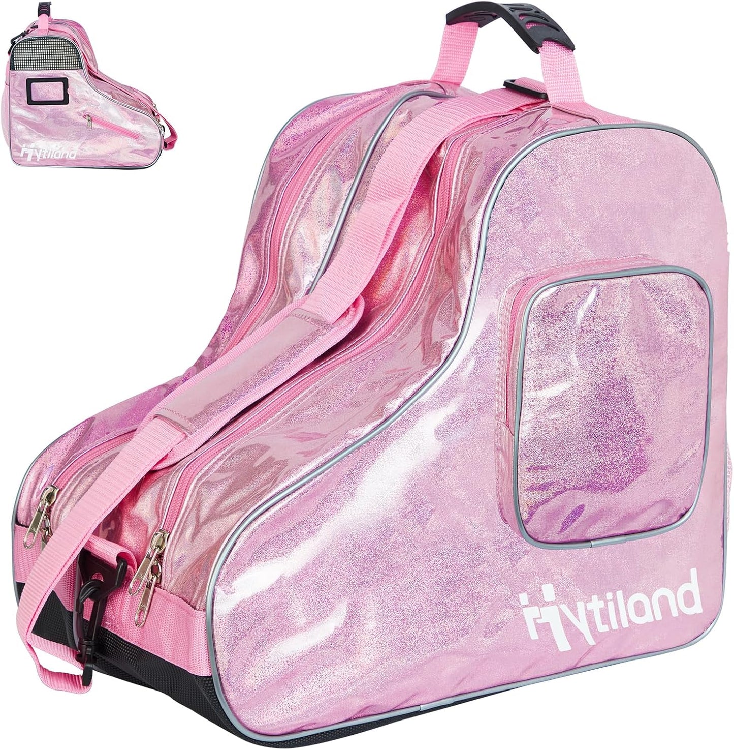 Stylish Holographic Roller Skate Bag for Women and Youth