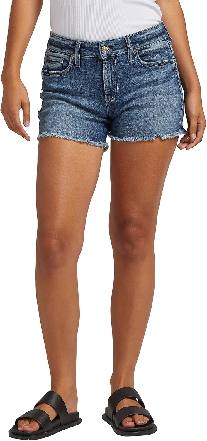 Silver Jeans Co. Women's Suki Mid Rise Curvy Fit Short Review