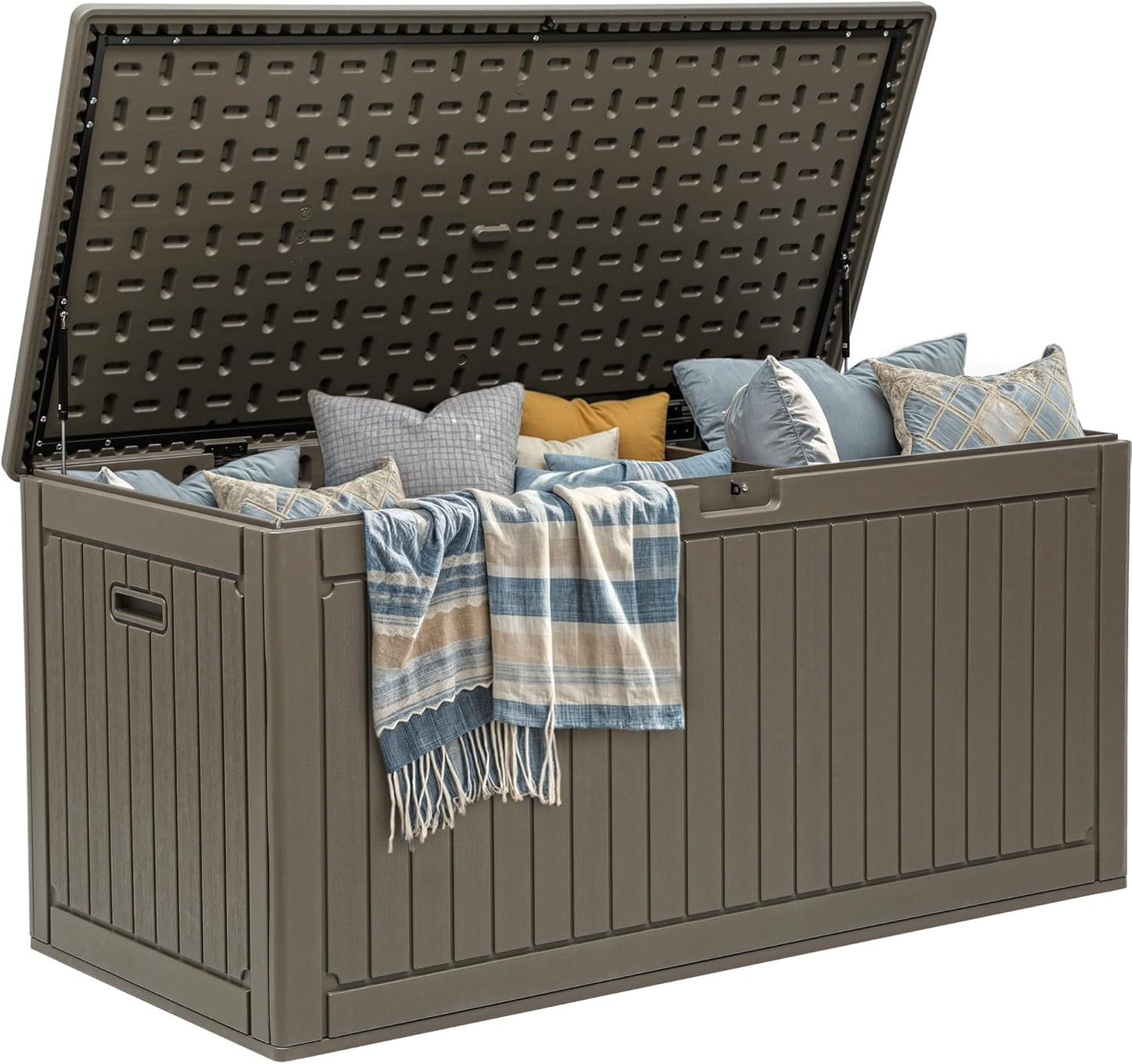 YITAHOME 260 Gallon Large Deck Box for Outdoor Storage Needs