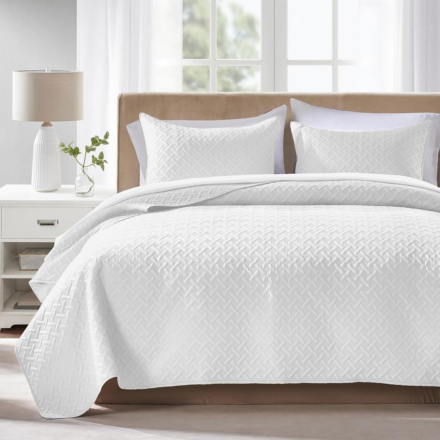 FLYMME King Size Quilt Bedding Set Lightweight Bedspreads