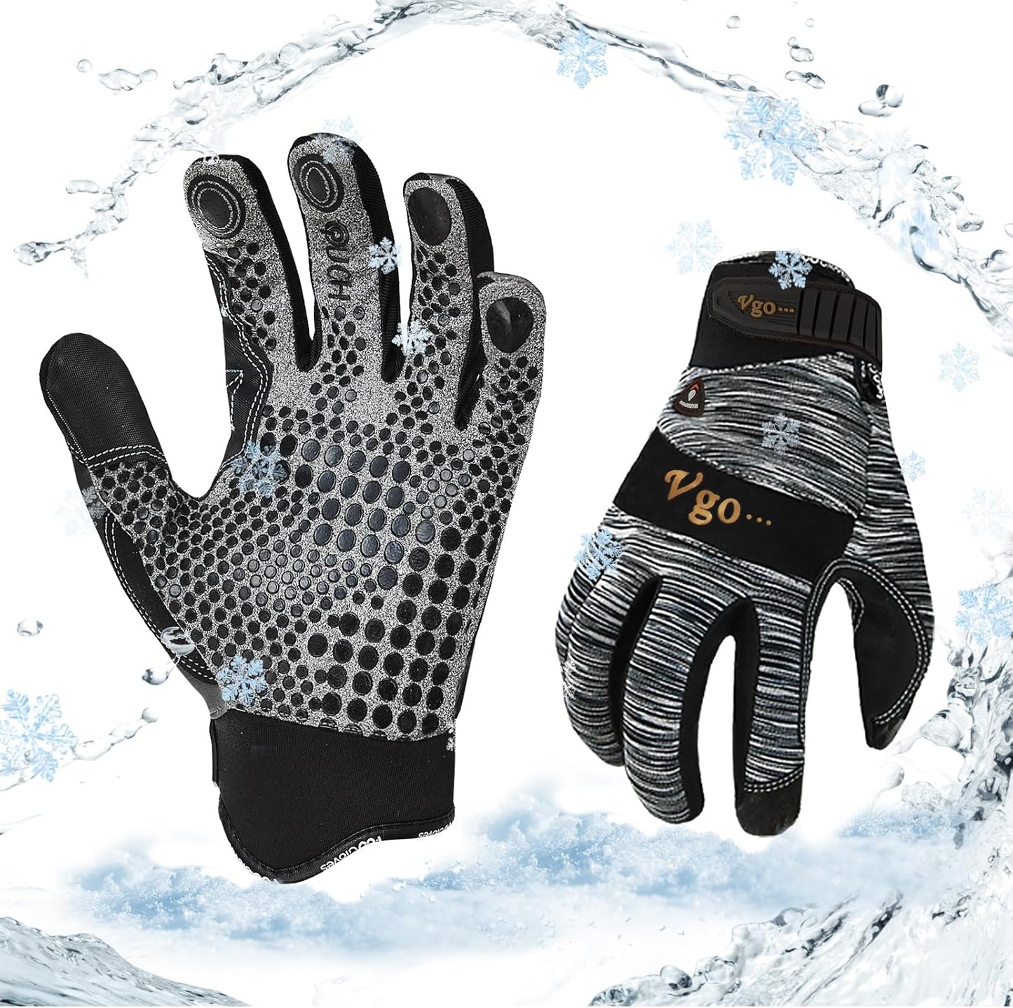 Warm & Lightweight Men's Winter Work Gloves