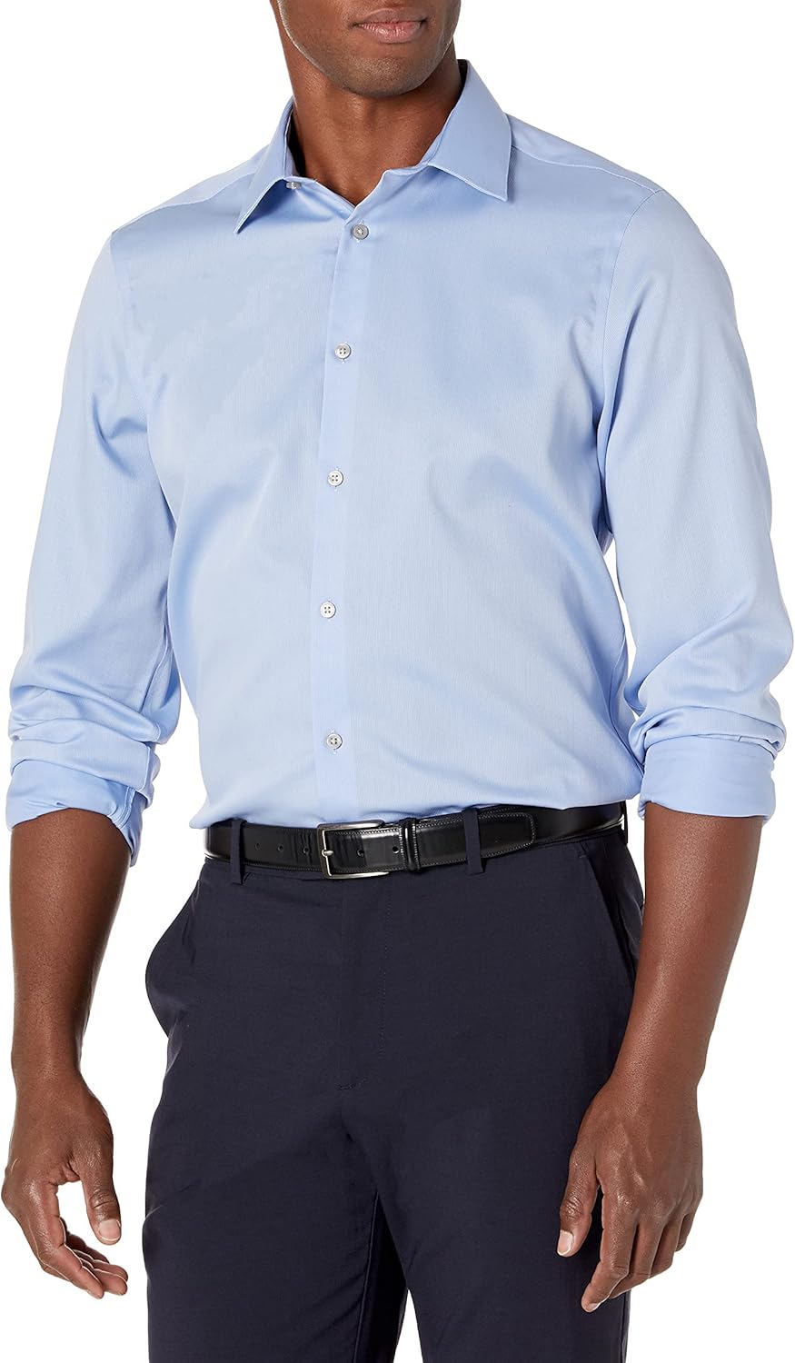 Calvin Klein Mens Dress Shirts Slim Fit Non Iron Solid Style