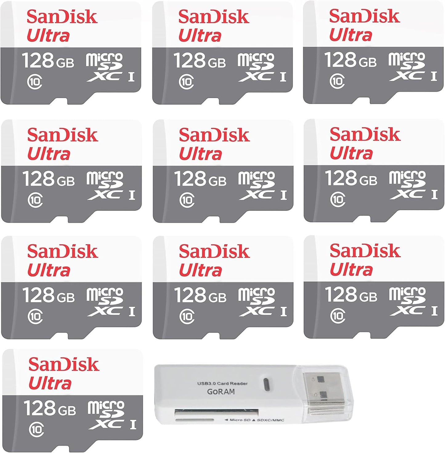SanDisk 128GB Ultra Micro SDXC Memory Card Bundle
