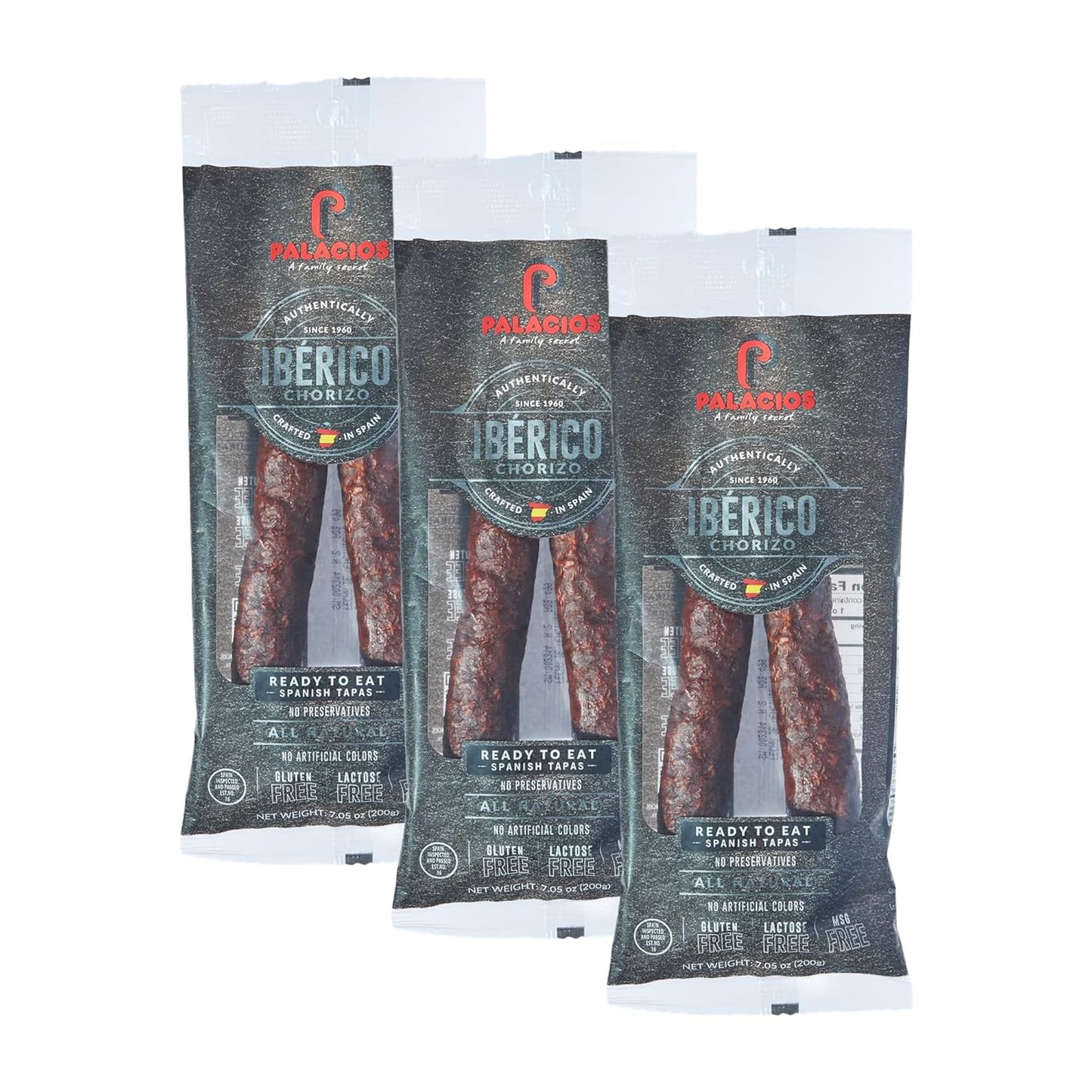 Authentic Spanish Chorizo - All Natural Iberico Smoked Sausage