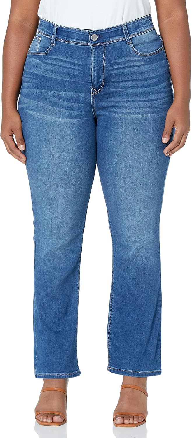 Angels Forever Young Women's Bootcut Jeans with Sculpting Tech