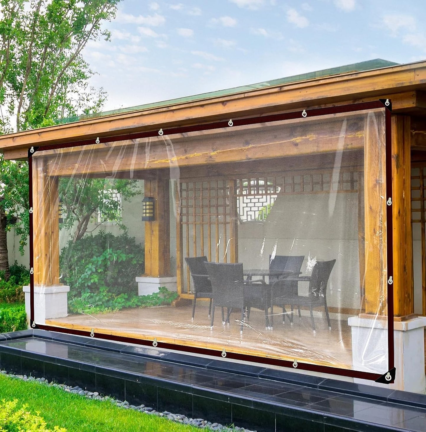 Clear Tarps Heavy Duty Waterproof for Greenhouses and More
