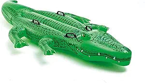 Intex Giant Gator Ride-On for Pool Fun, 80in x 45in, Ages 3
