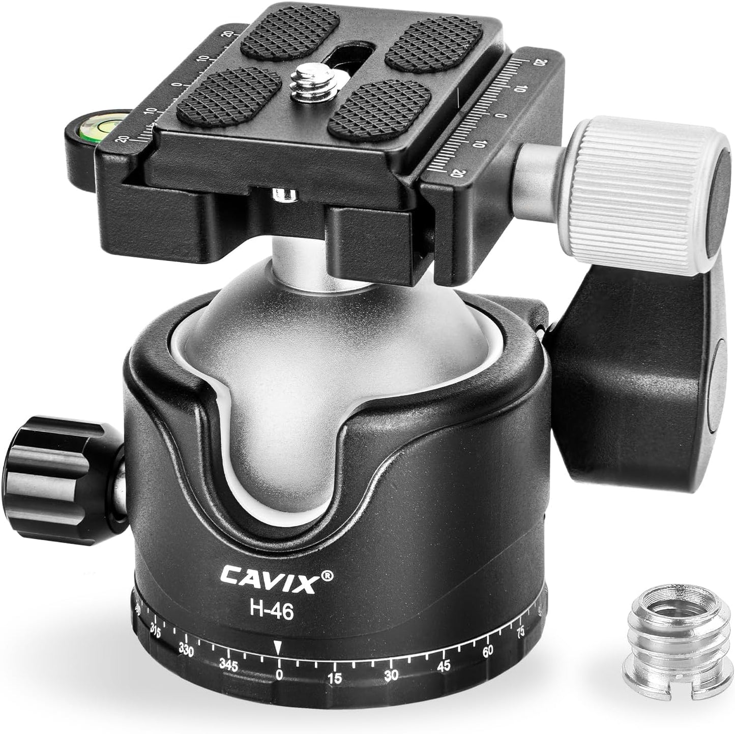 CAVIX Tripod Ball Head with Quick Release Plate for Stability