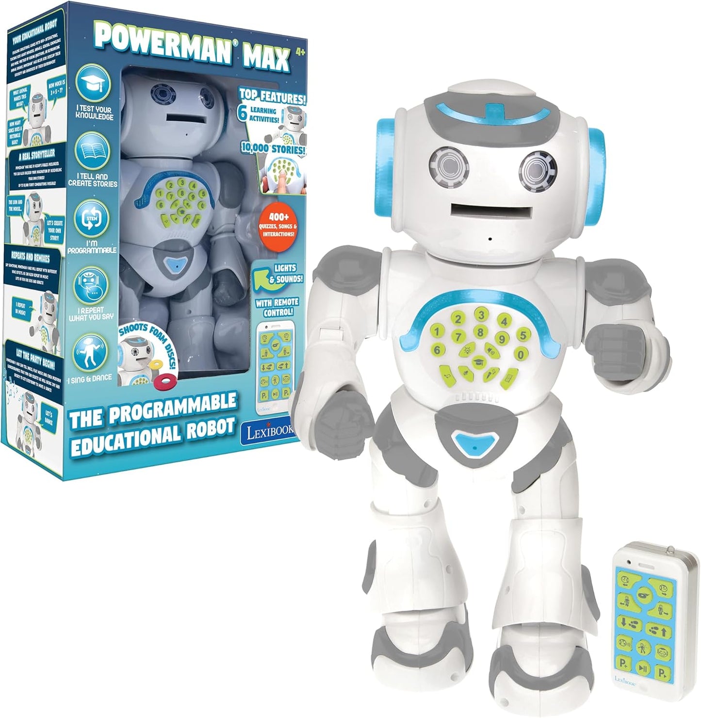 LEXiBOOK Powerman Max - STEM Robot Toy