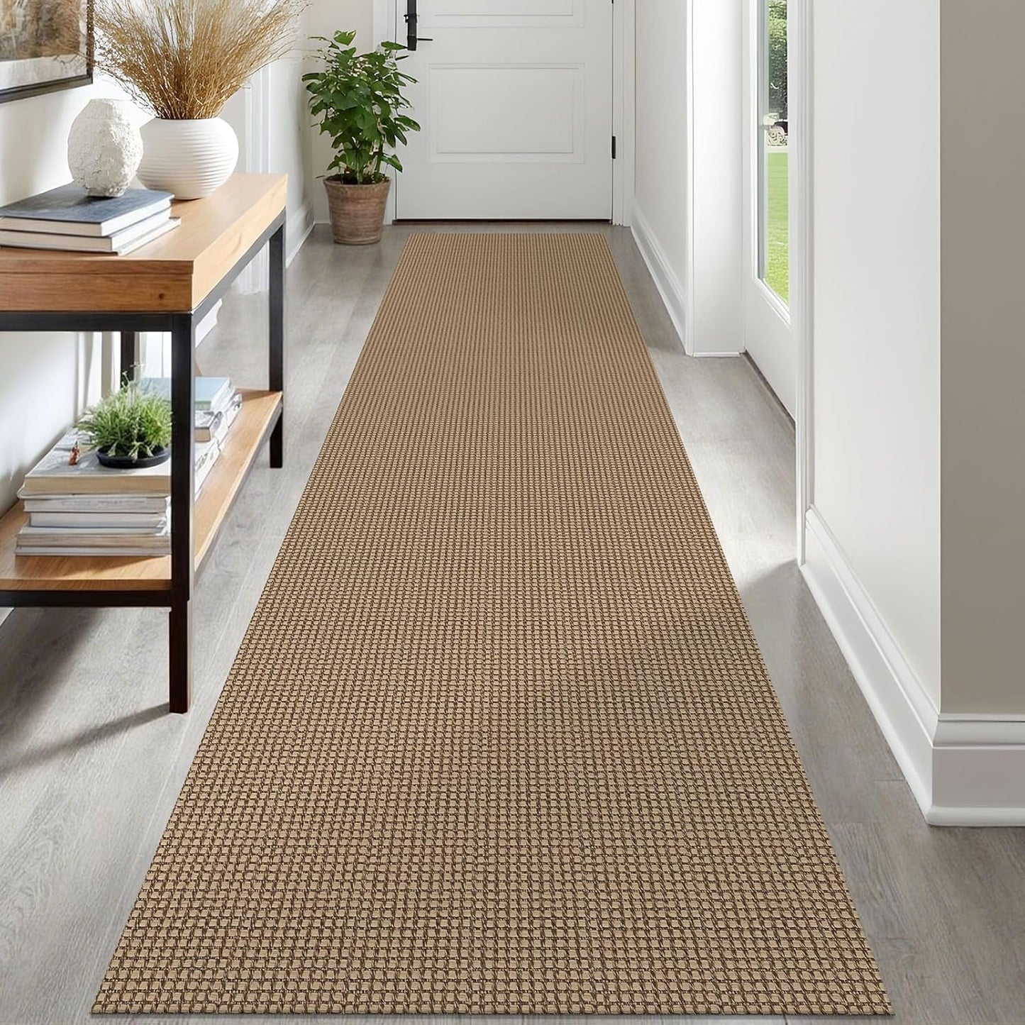 IOHOUZE Washable Runner Rug 2.6x12 for Hallway and Kitchen