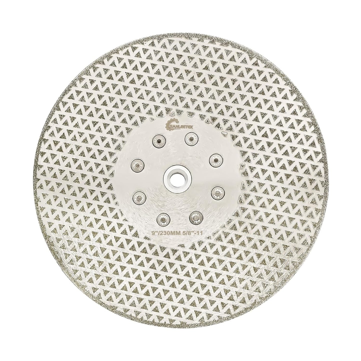Premium 9 Diamond Disc - Superior Double Coated for Precision Cuts on Granite, Marble, Ceramic - SANLEETEK