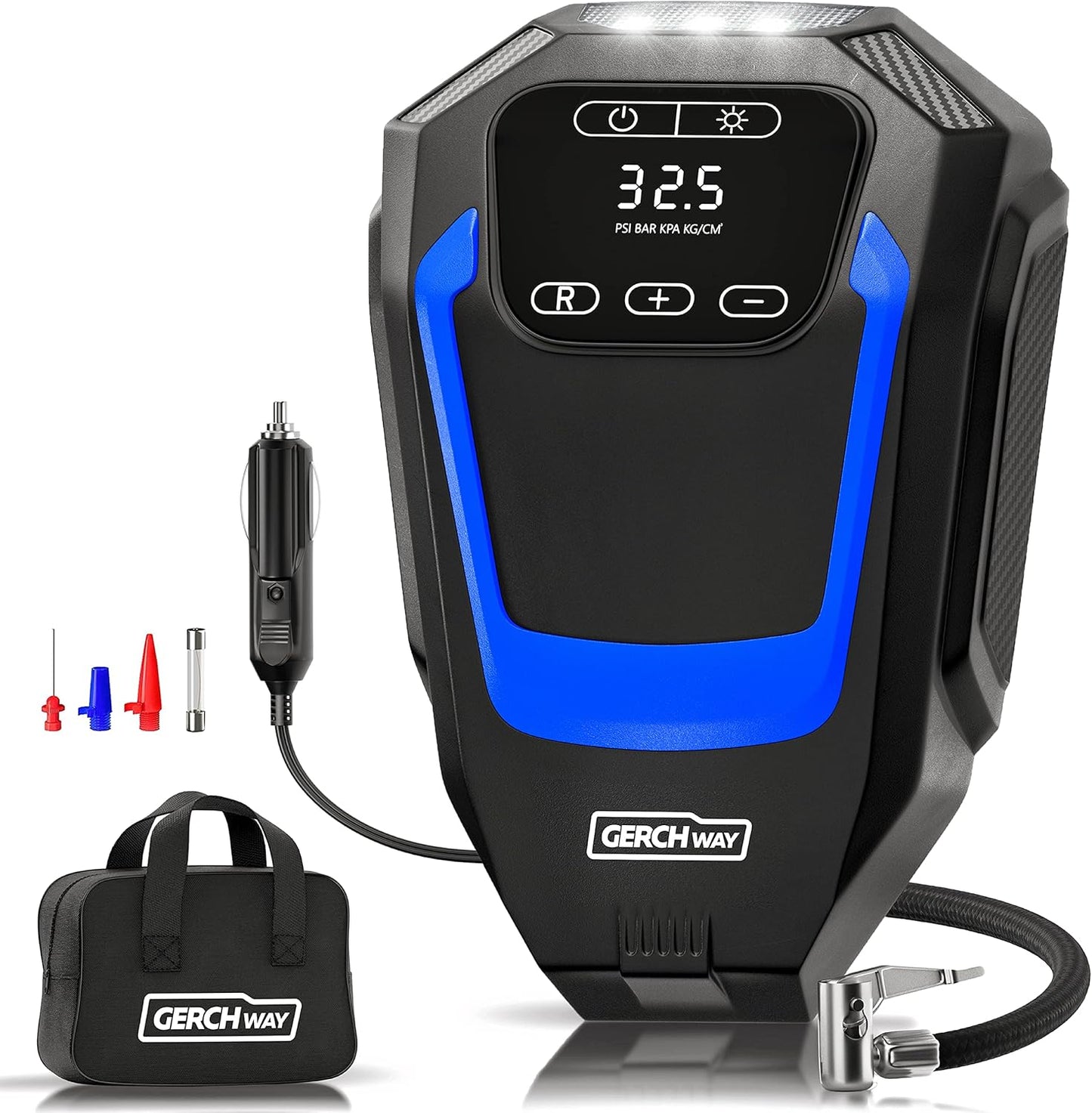 GERCHWAY Tire Inflator: Rapidly Pump Tires Up to 150PSI!