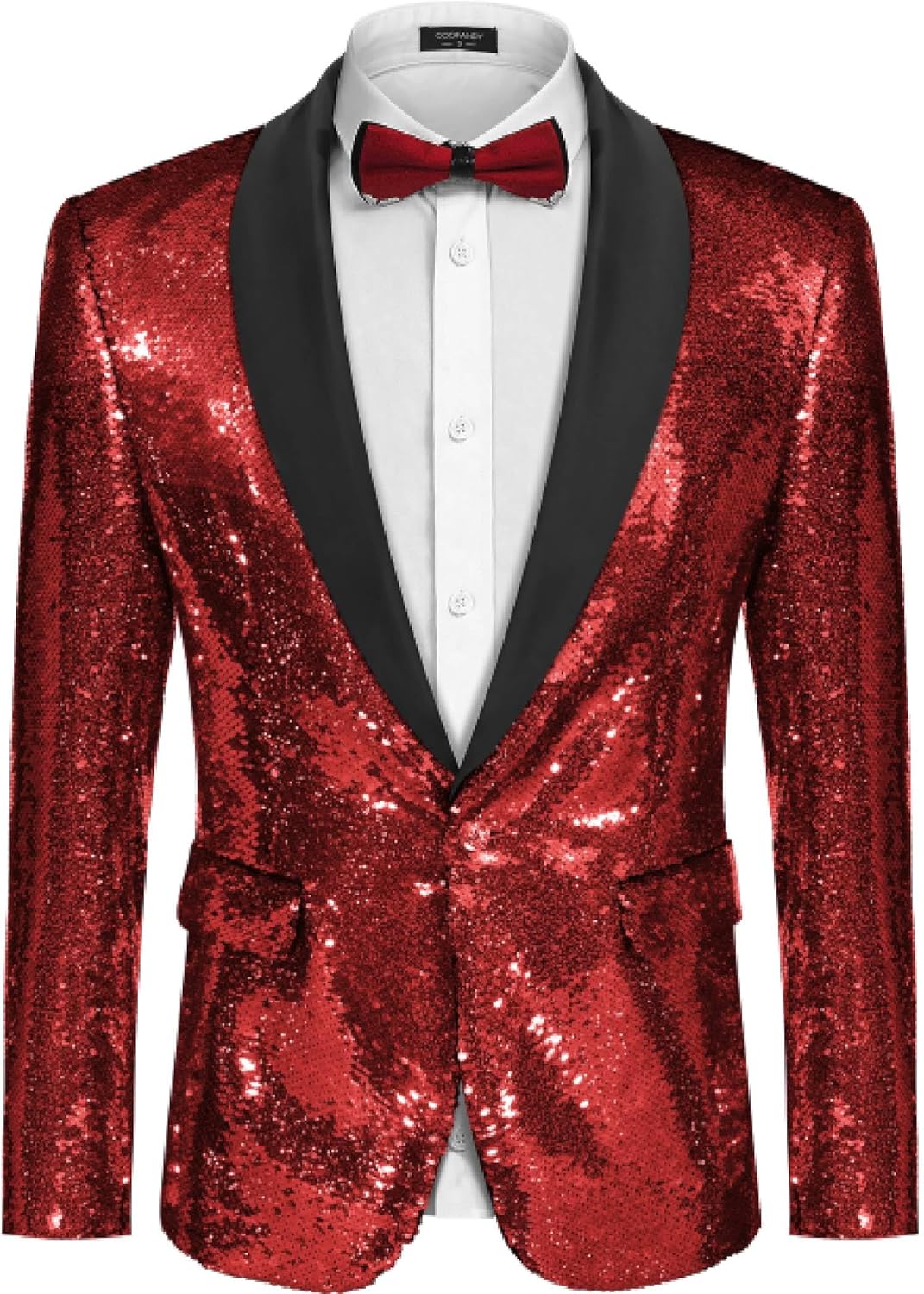 Shiny Sequin Blazer Tuxedo for Men - Perfect Party Jacket