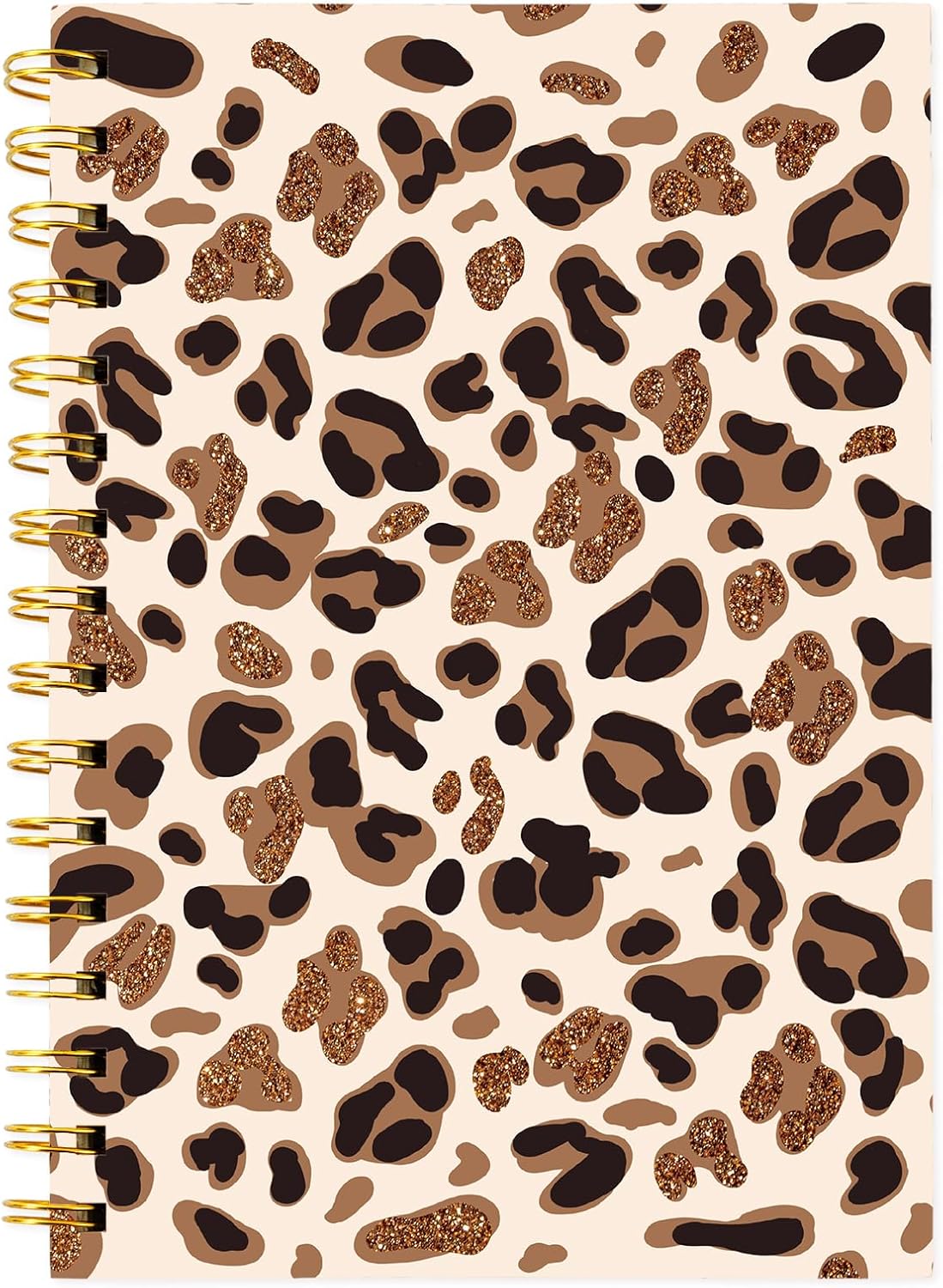 Premium Leopard Print Journal: 80 Sheets A5 Twin-wire