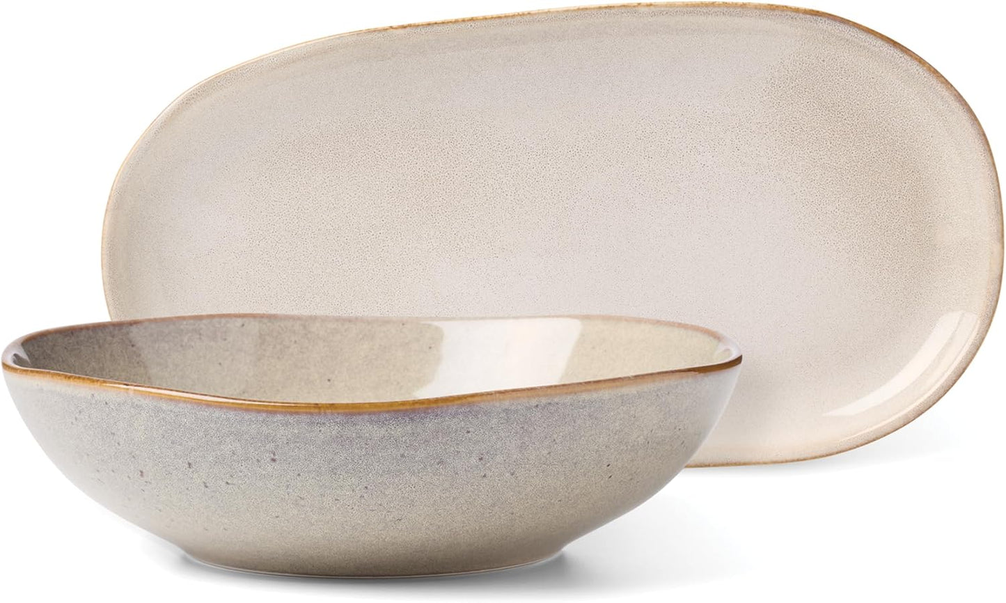Oneida Organic Shades 2-Piece Serving Set for Elegant Dining