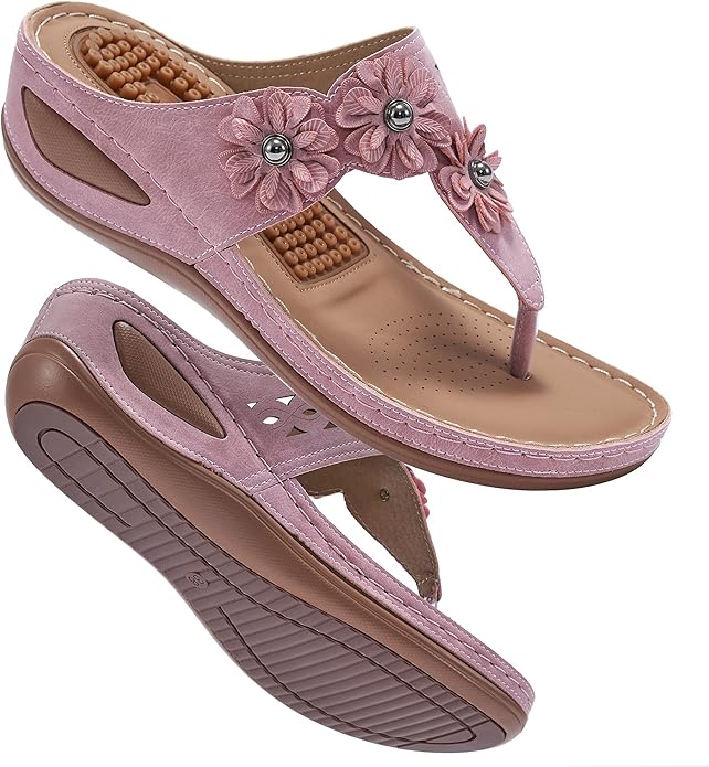 FUDYNMALC Wedge Sandals for Women - Comfortable Summer Footwear