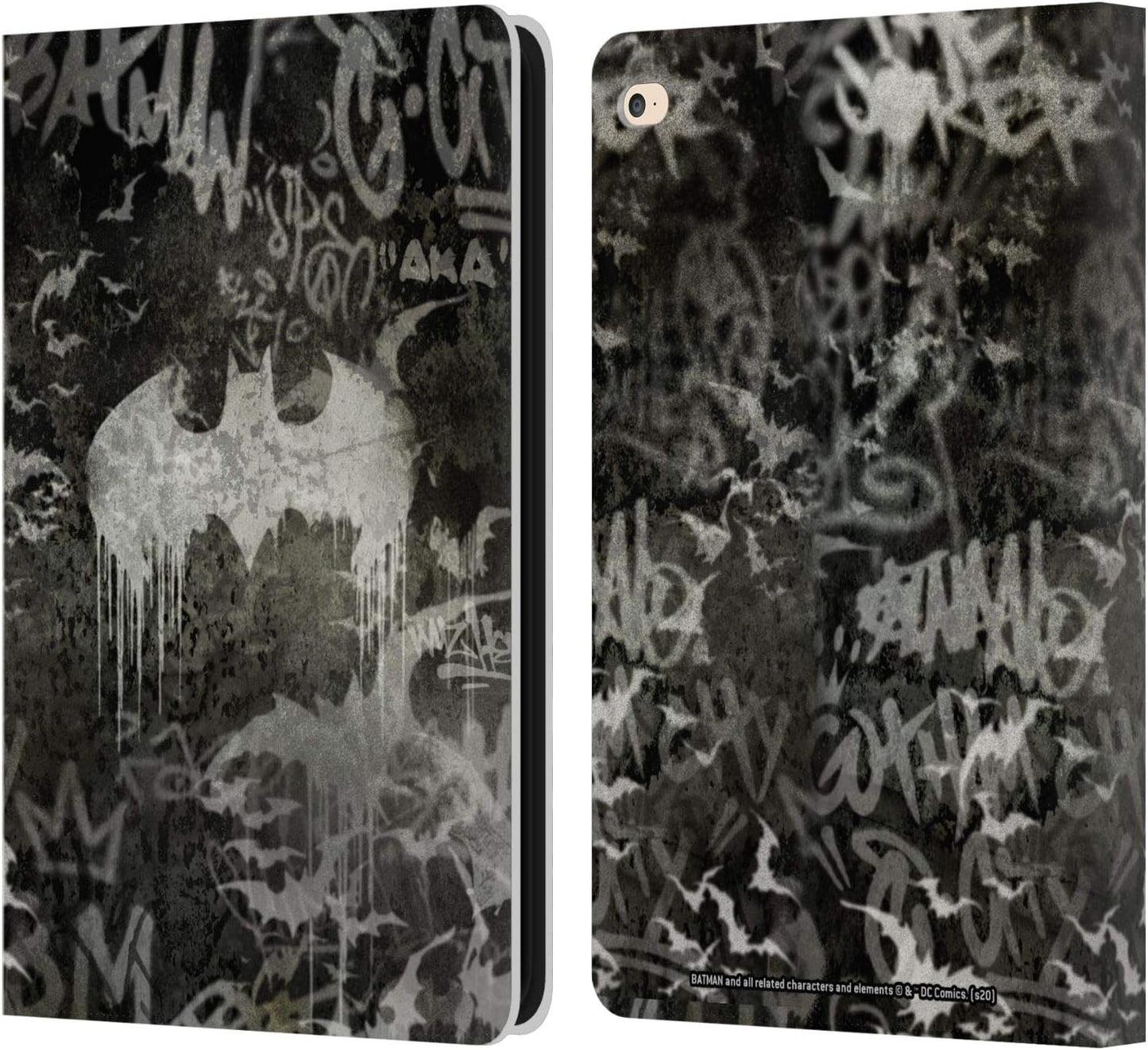 Batman DC Comics Graffiti Logo Vintage Leather Wallet Case