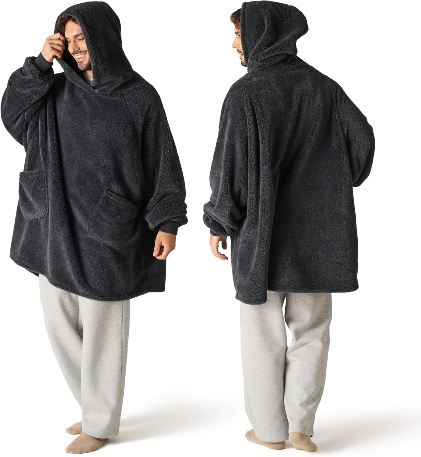 Wearable Blanket Hoodie for Women - Cozy Oversized Sweatshirt