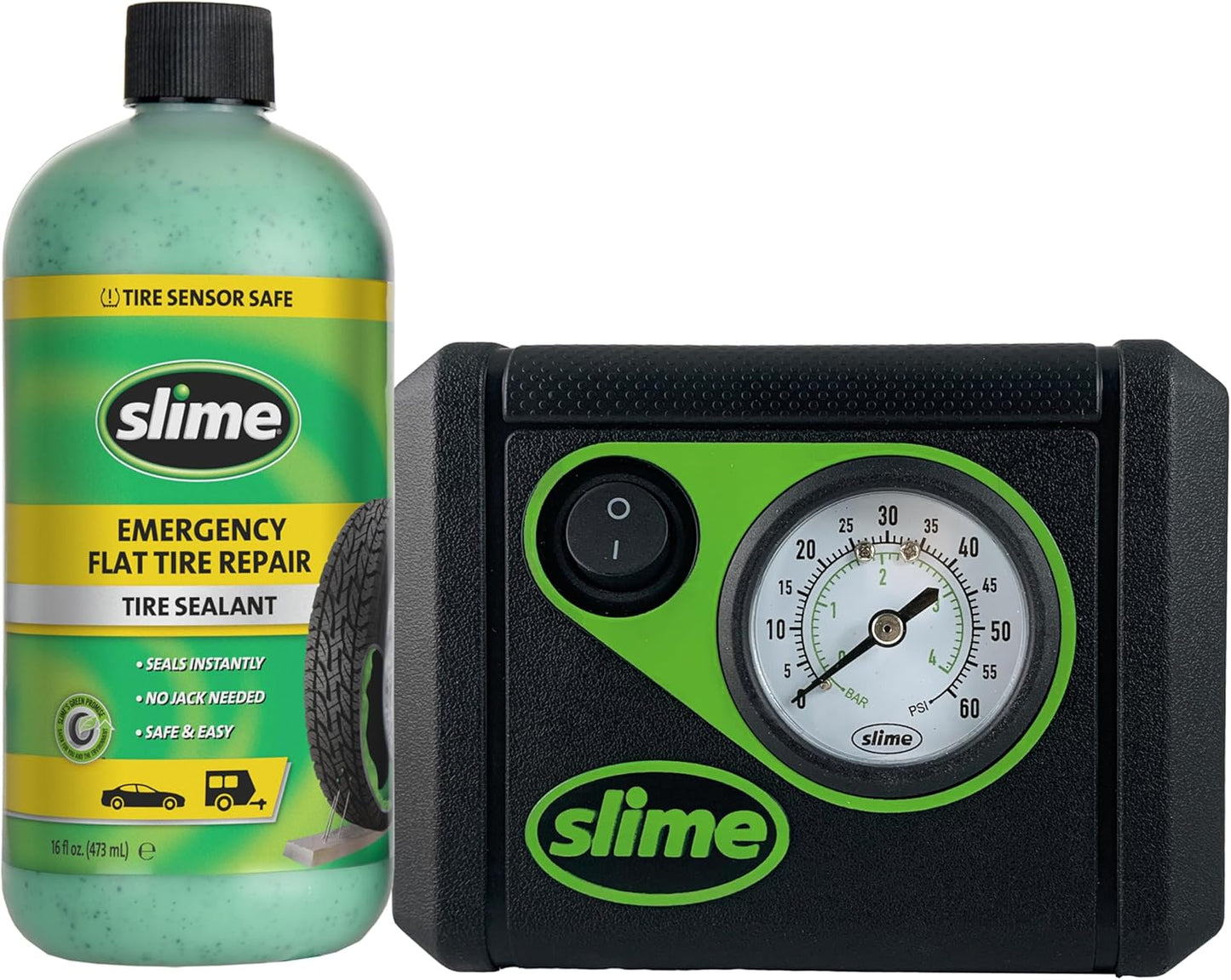 Slime 50107 Flat Tire Puncture Repair Kit for Quick Fixes