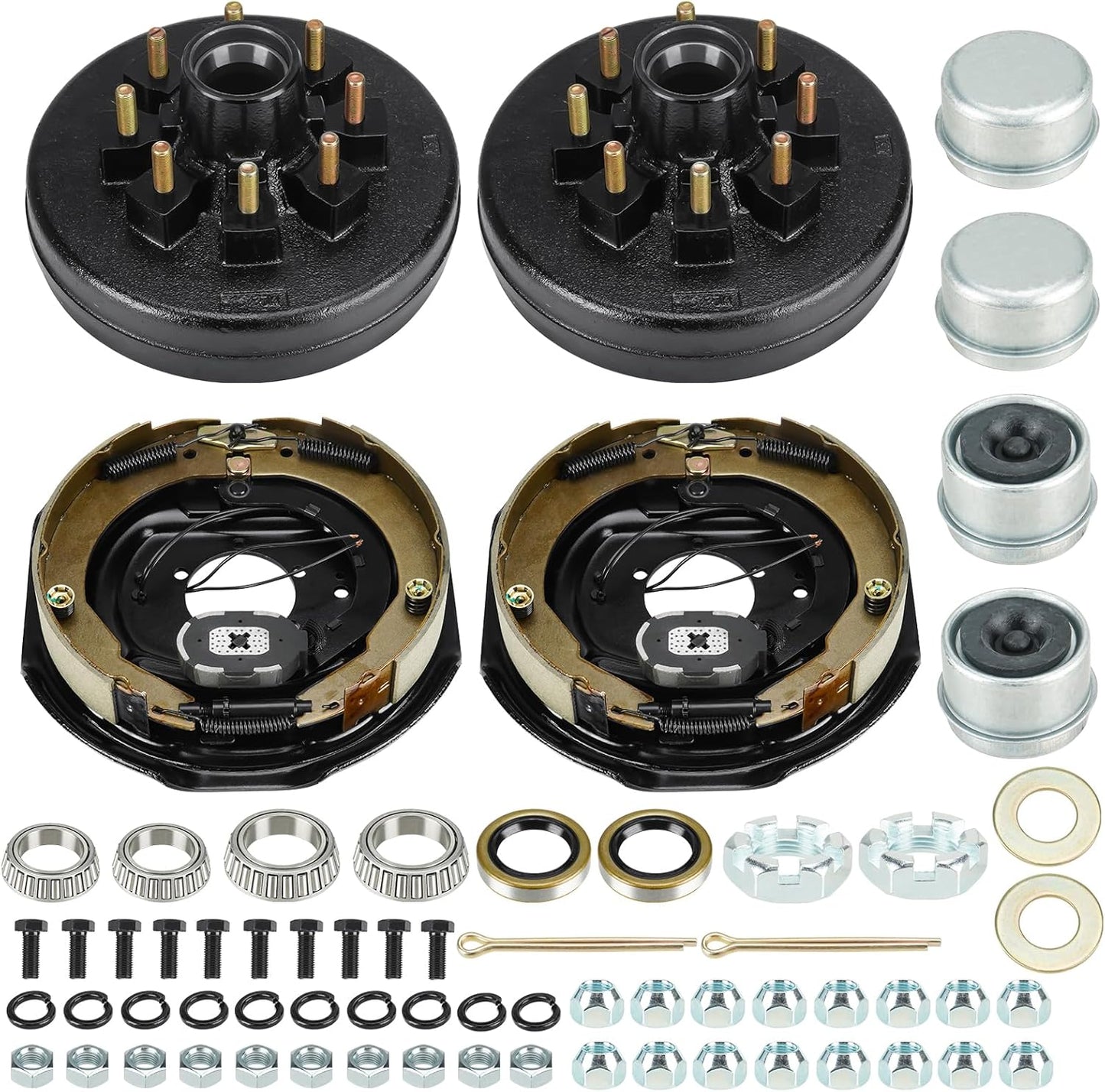 Youxmoto 8 on 6.5 Trailer Drum Kit for 7000 lbs Axles