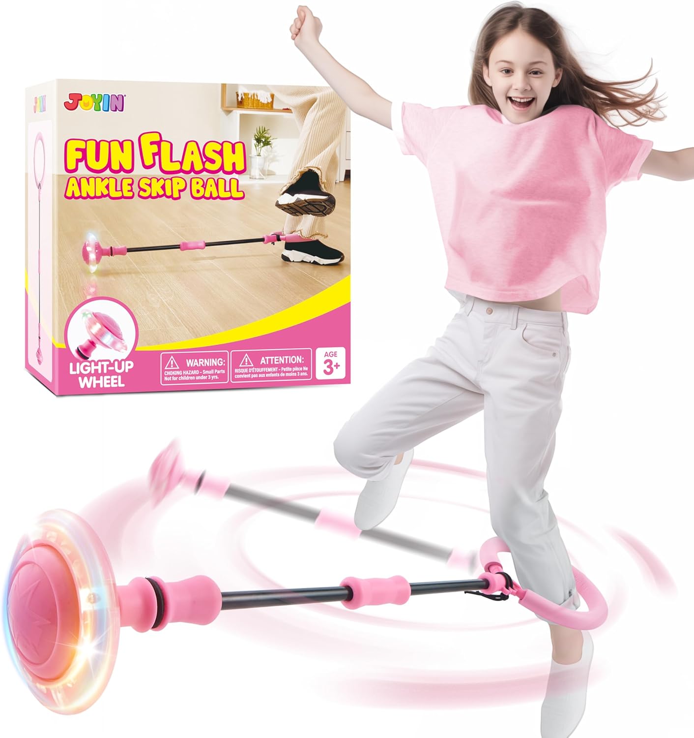 Flashing Light Skip Ball - Fun Indoor/Outdoor Toy!