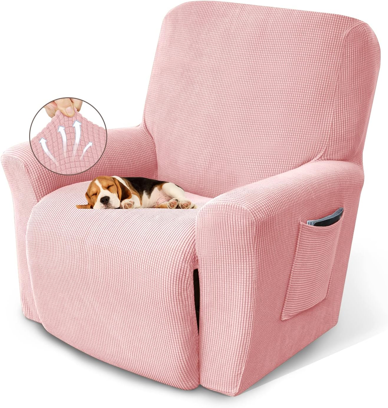 KEKUOU Recliner Chair Covers for Lazy Boy Furniture Protection