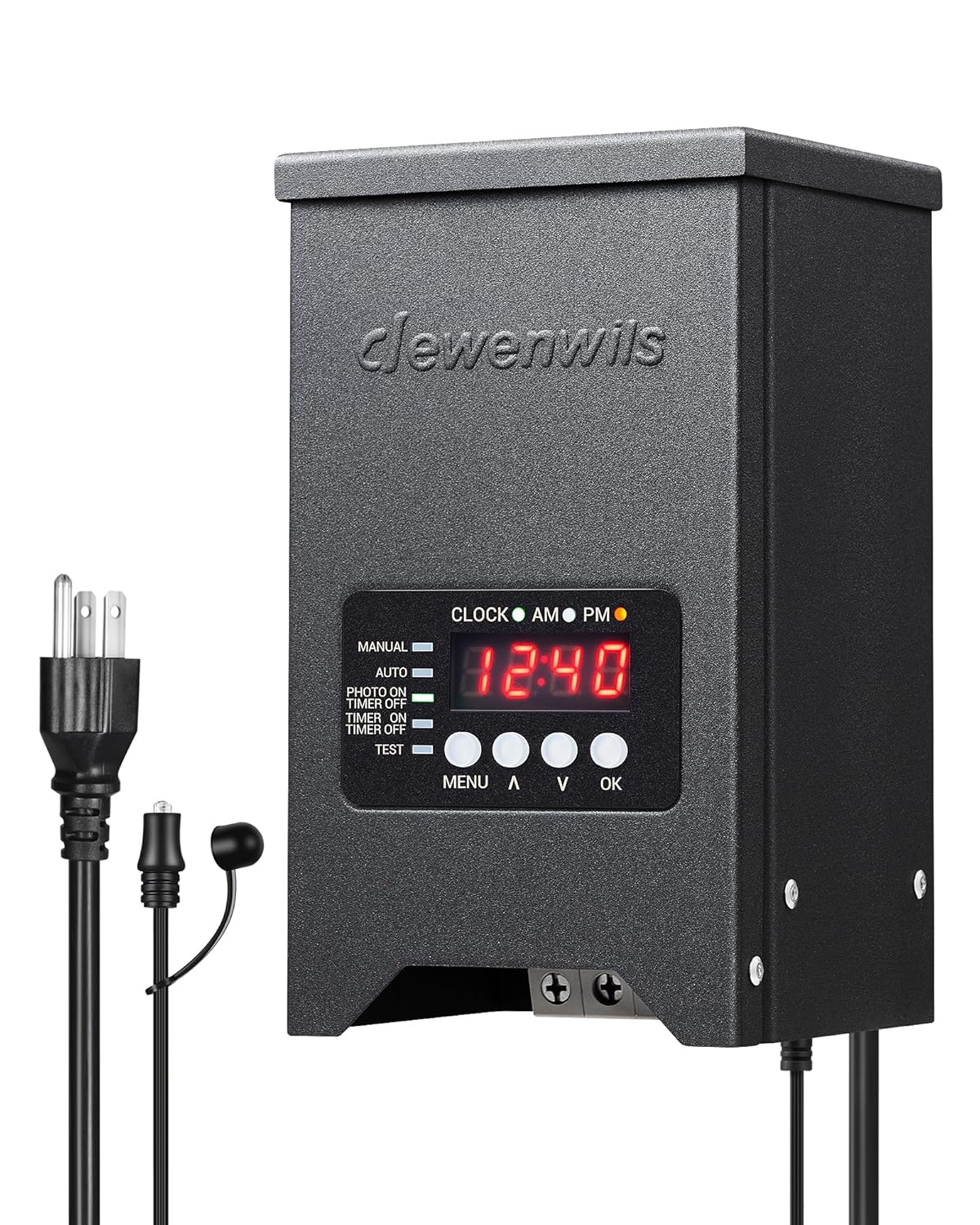 DEWENWILS 150W Low Voltage Landscape Transformer with Timer