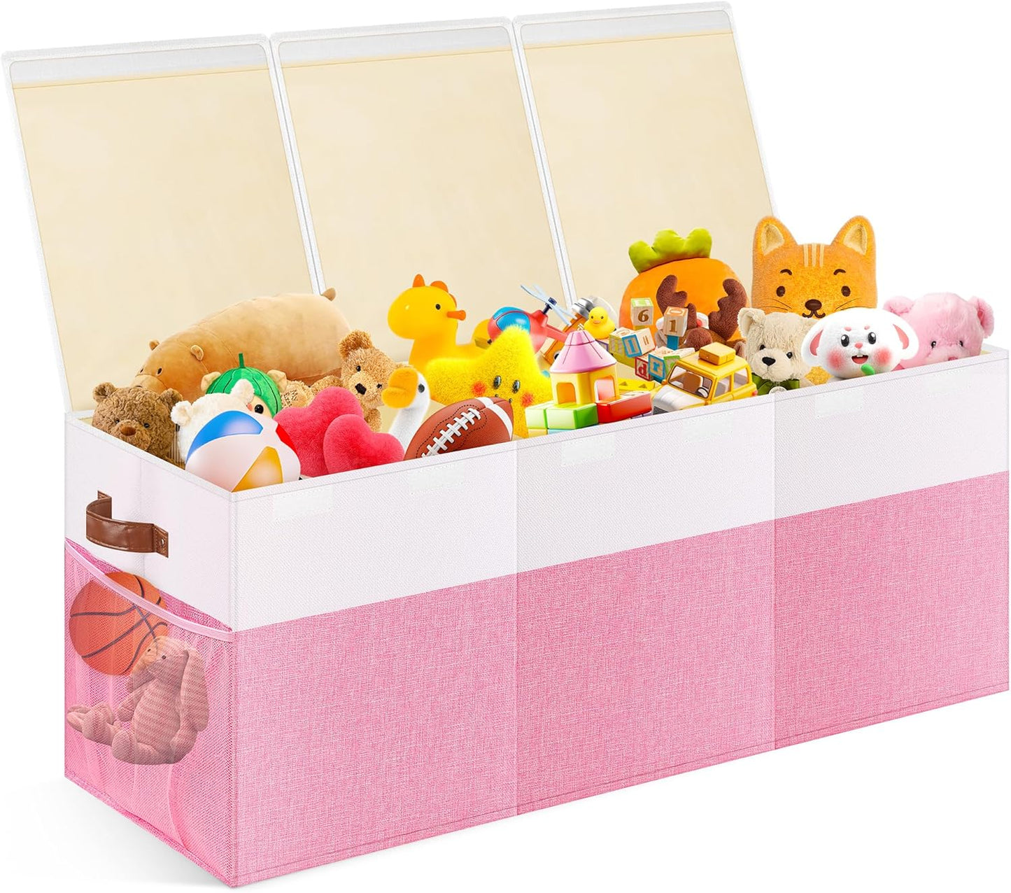 Extra Large Toy Storage Box with Lid for Kids Playroom
