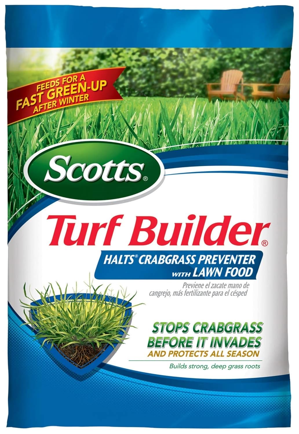 Scotts Turf Builder Halts Crabgrass Preventer with Lawn Food
