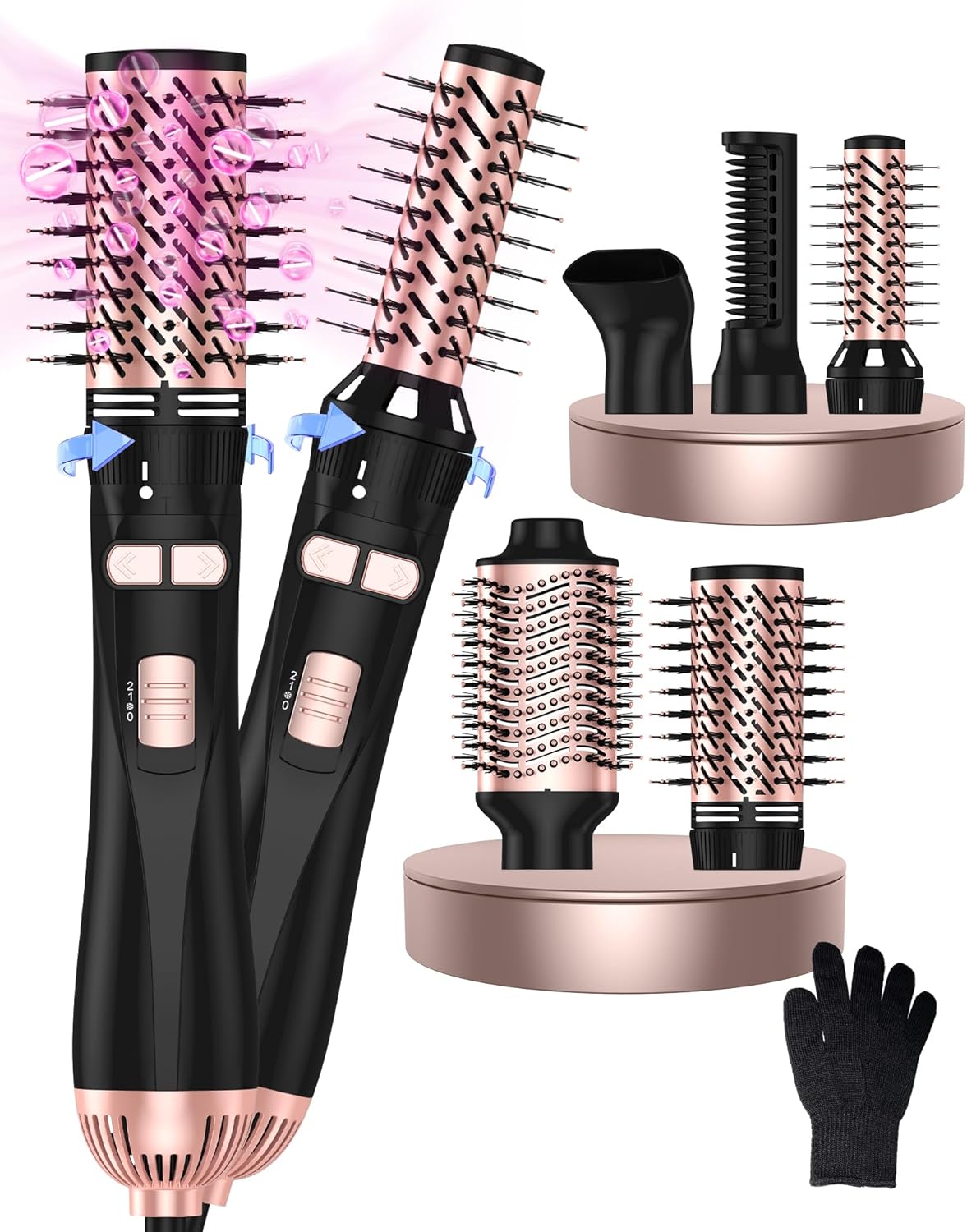 5-in-1 Rotating Hair Styler Brush by Yitrust