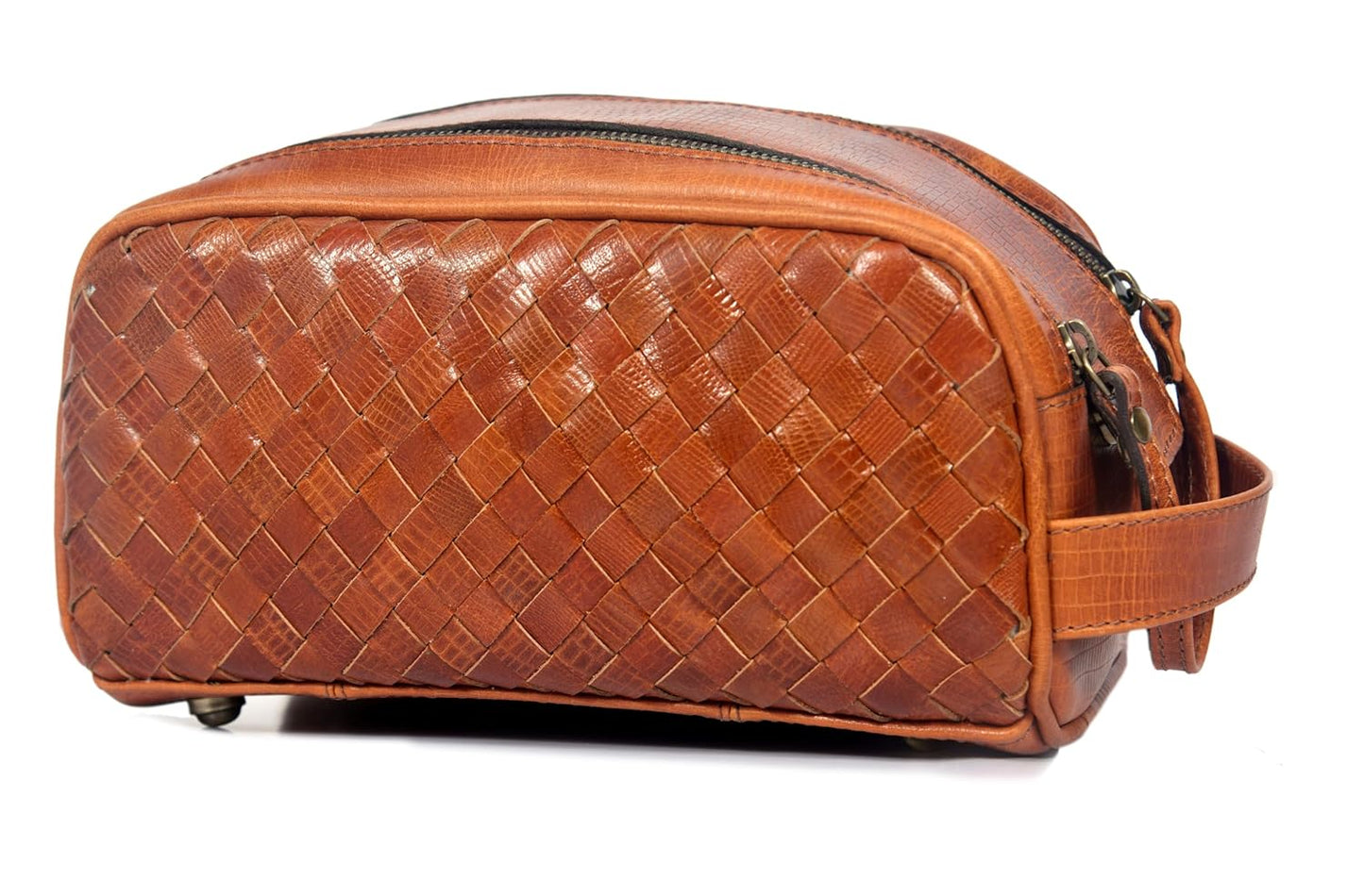 10 Premium Leather Toiletry Travel Pouch for Stylish Grooming