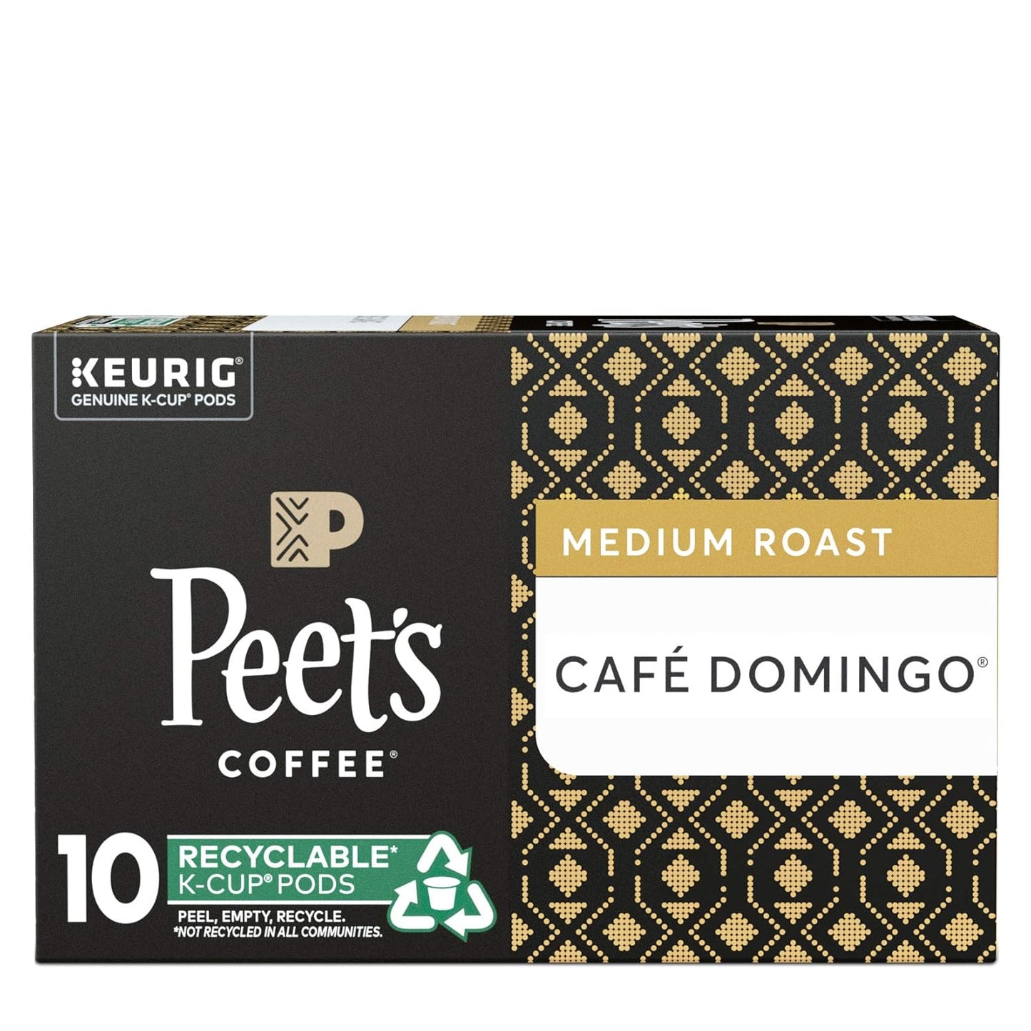 Peet's Coffee Caf Domingo K-Cup Pods - Medium Roast