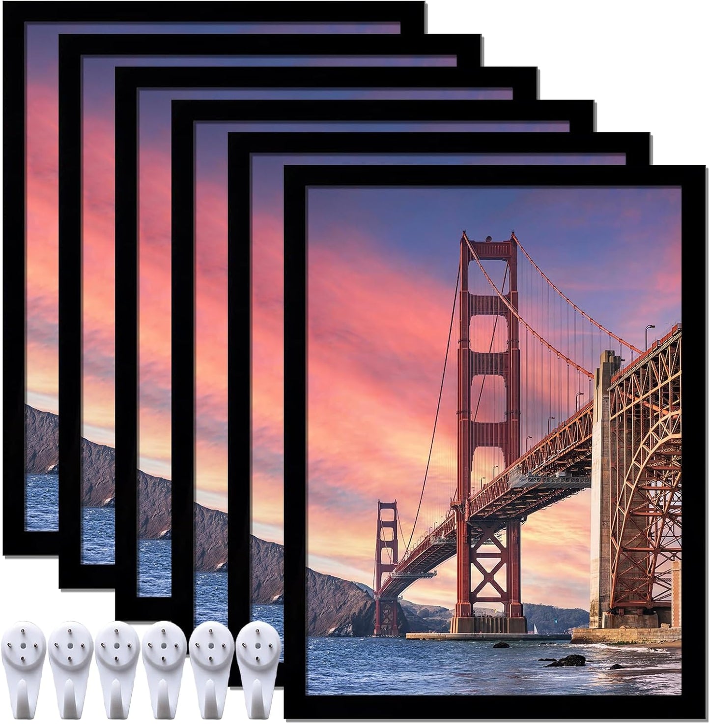 9x12 Picture Frame Set for Canvas Collage and Certificates