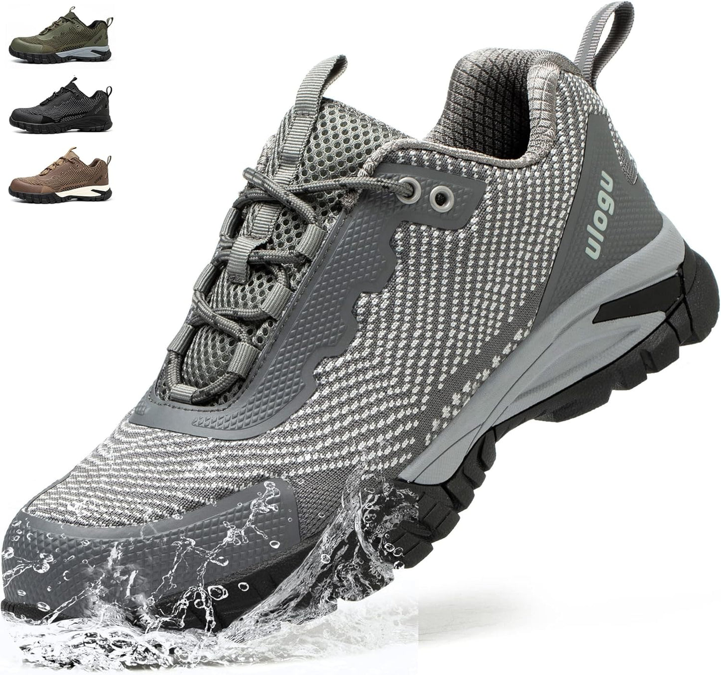 Ulogu Steel Toe Shoes for Men Women Waterproof Non Slip Safety