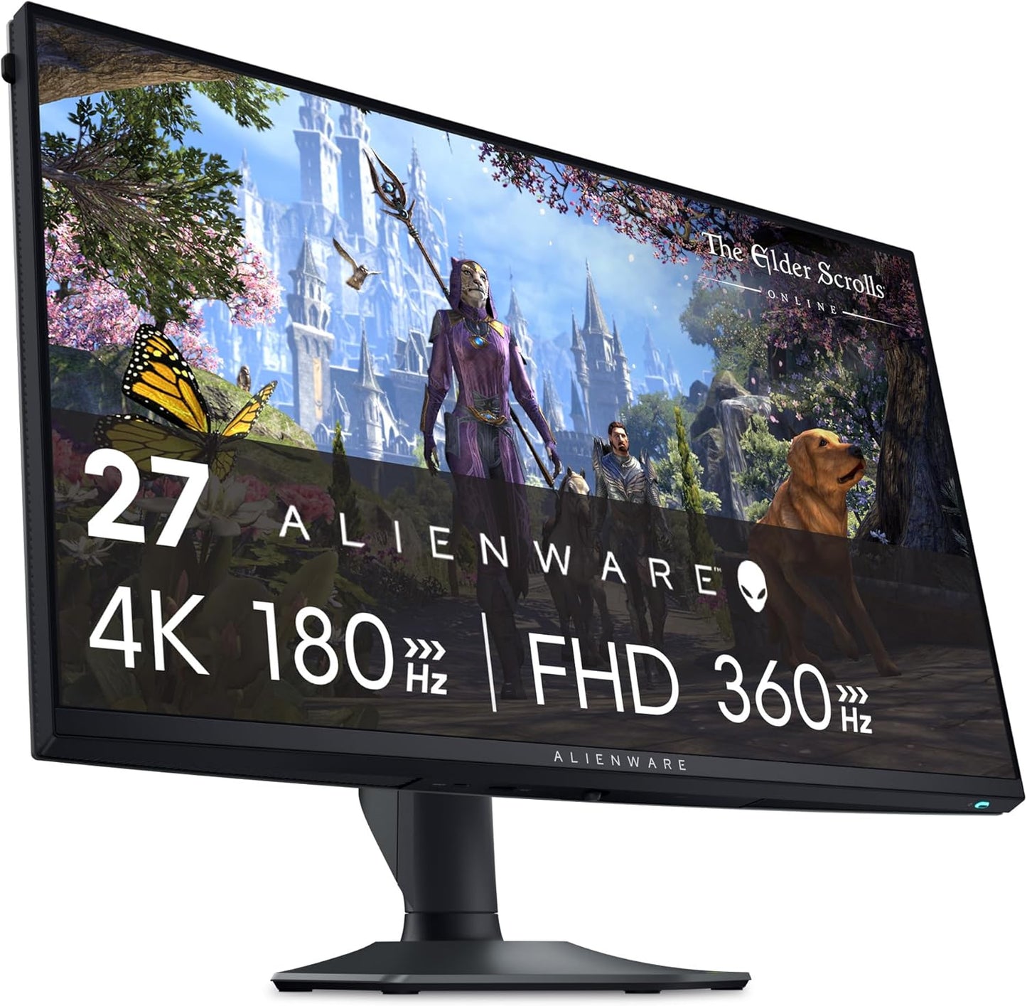 Alienware 27 4K Dual-Resolution Gaming Monitor for Gamers