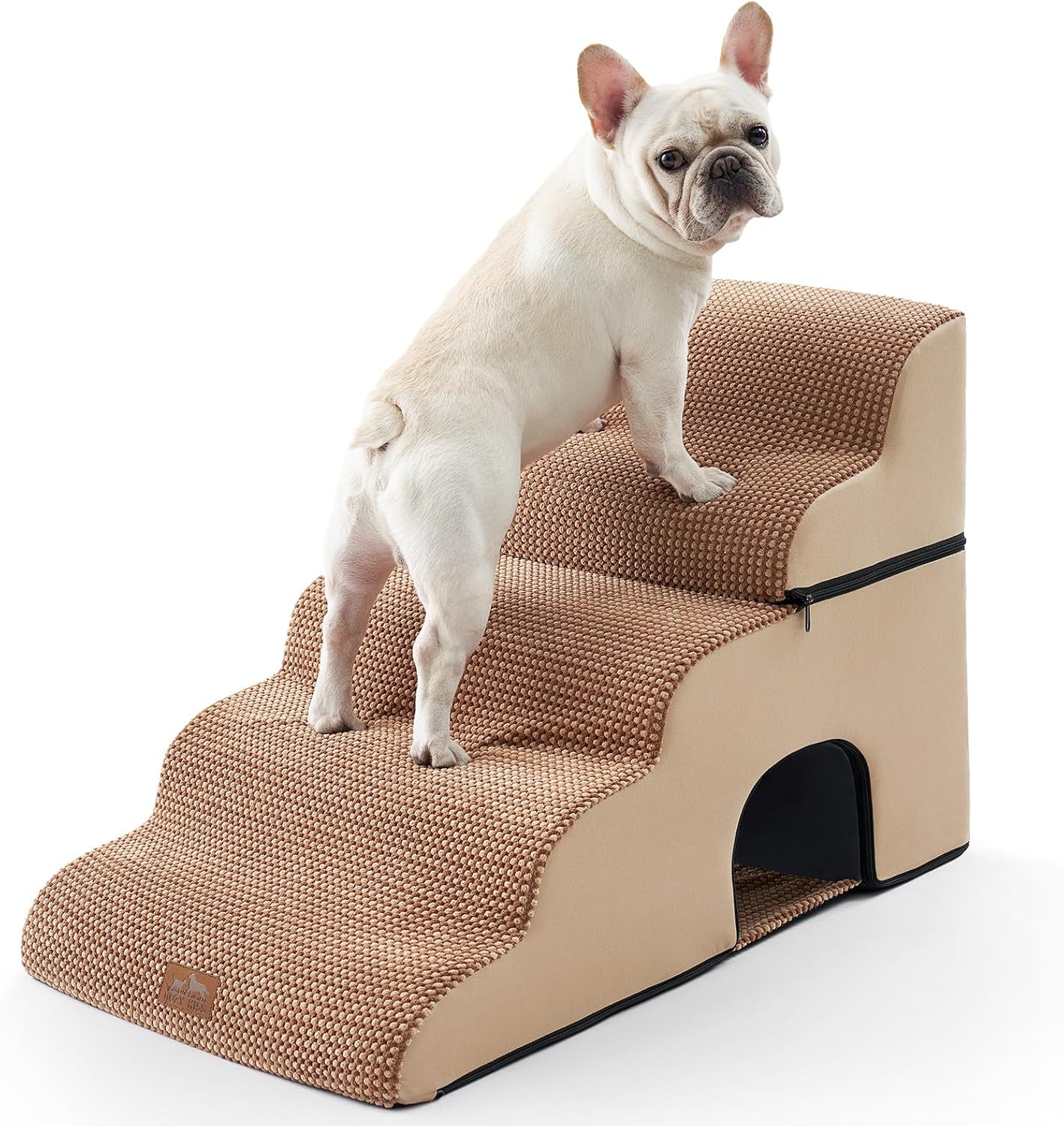 Extra Wide Dog Stairs with Tunnel for Small Medium Pets