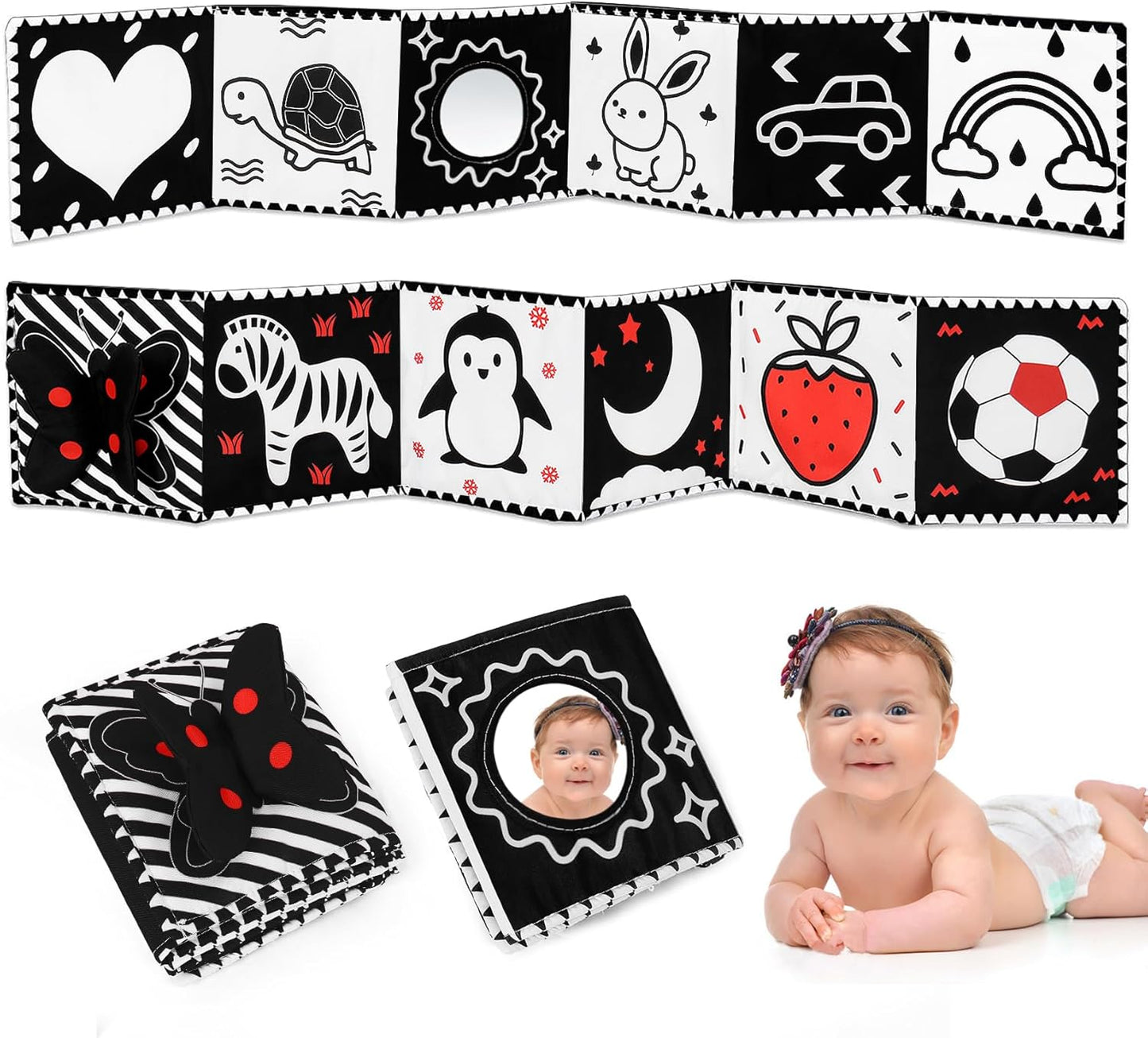 Montessori Baby Soft Book for Brain Development
