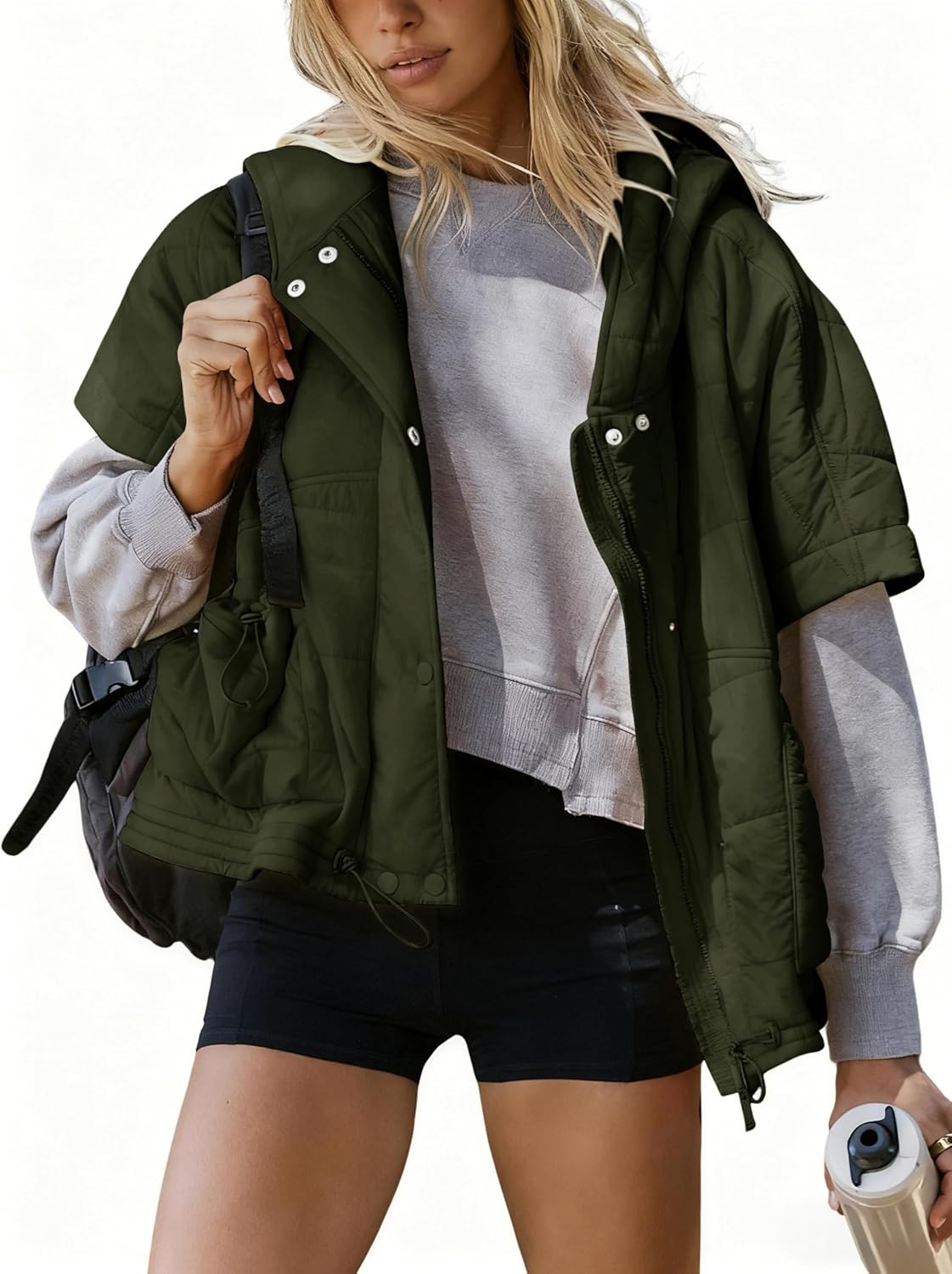 Zhiyouni Women's Quilted Puffer Vest for Stylish Outdoor Wear