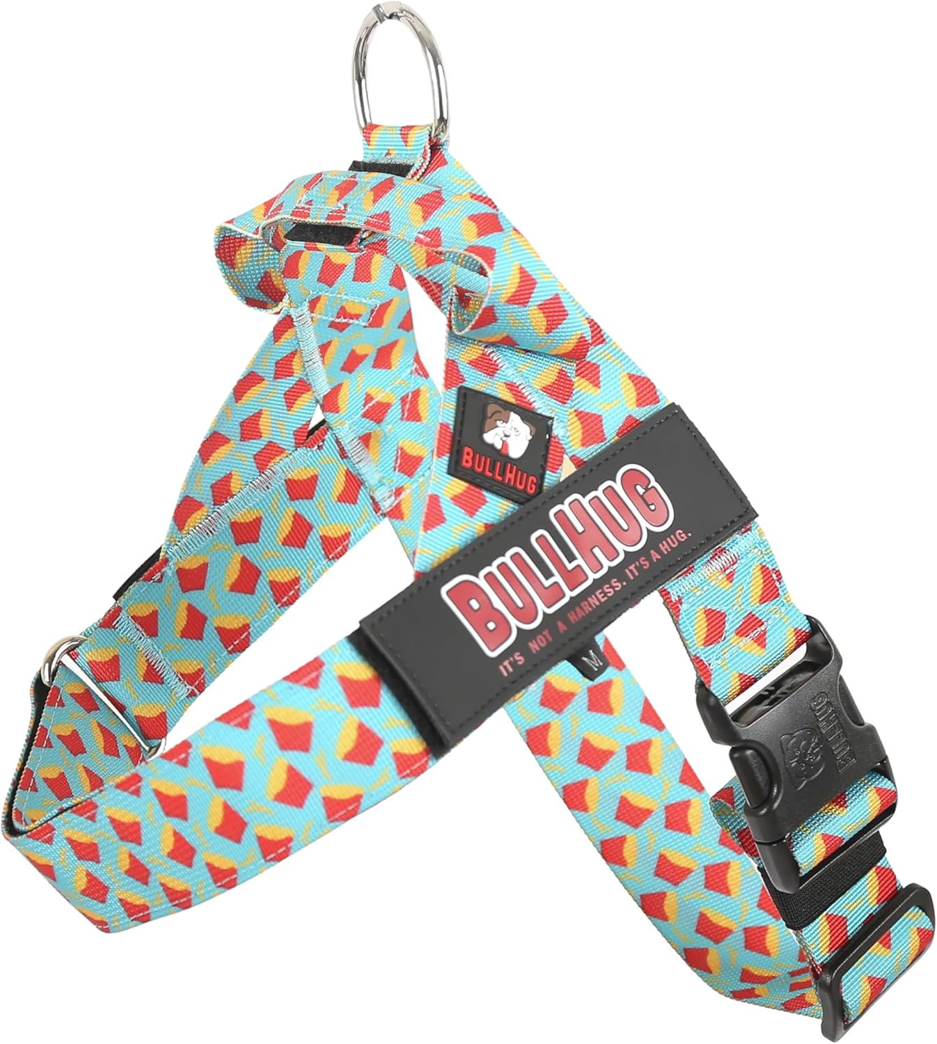 BULLHUG Adjustable Dog Harness for Bulldogs and Pugs - No Pull