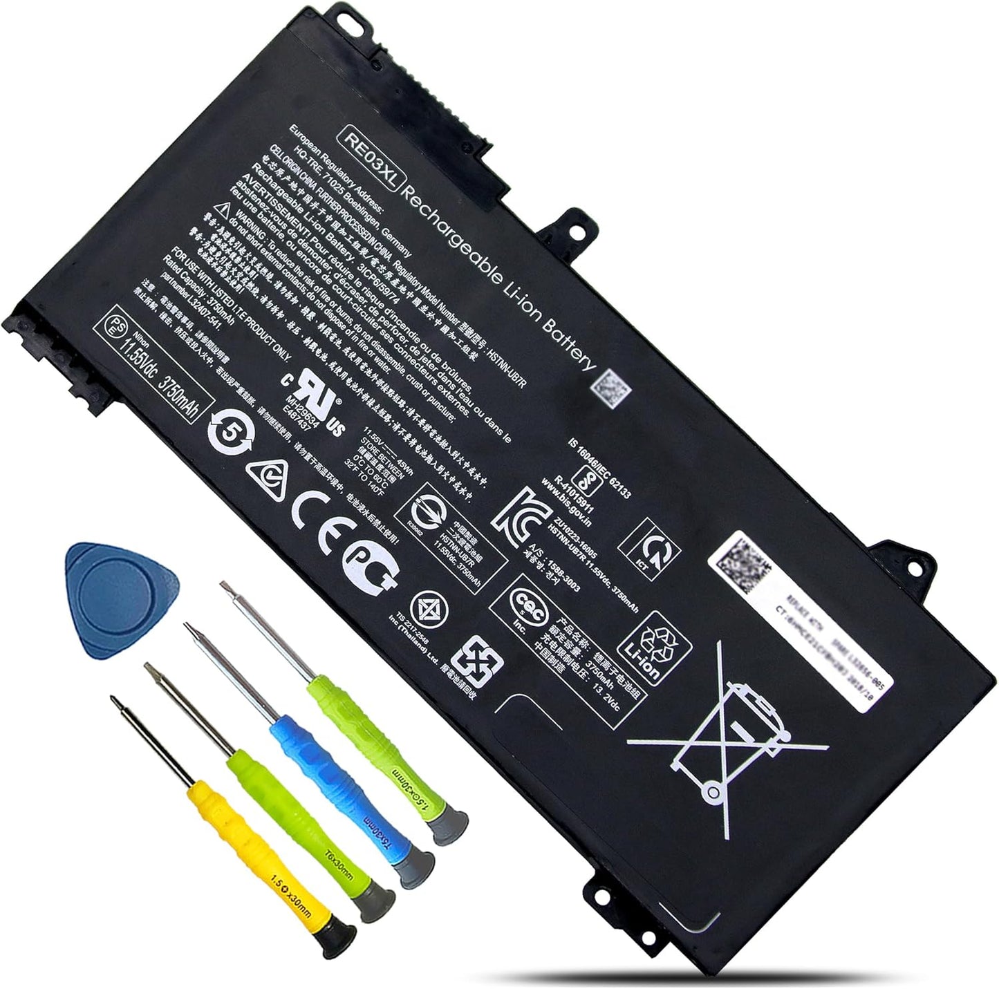 RE03XL Laptop Battery Replacement for HP ProBook Series Models