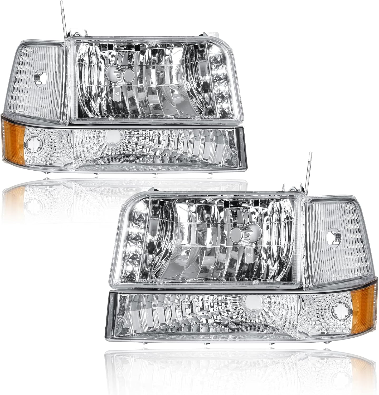 LED Headlight for Ford F150 F250 F350 Bronco 1992-1996