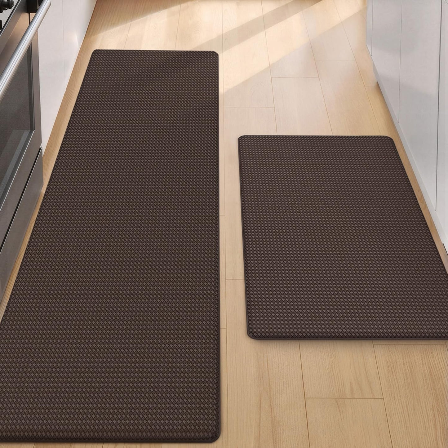 Anti Fatigue Kitchen Mat Set of 2 for Comfort Standing
