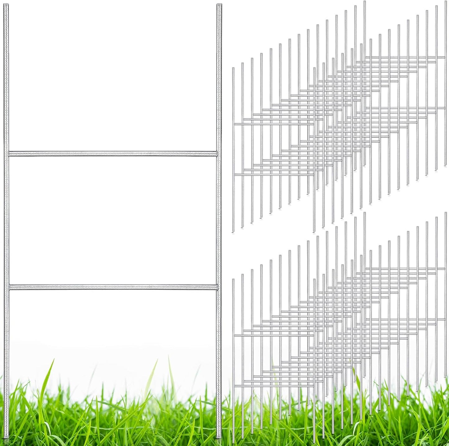 Durable 30 Pcs Yard Sign Stakes for All Weather Conditions