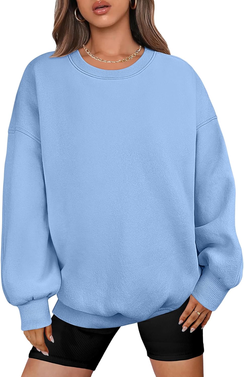 Oversized Sweatshirt for Women Y2K Style Comfy Pullover Top