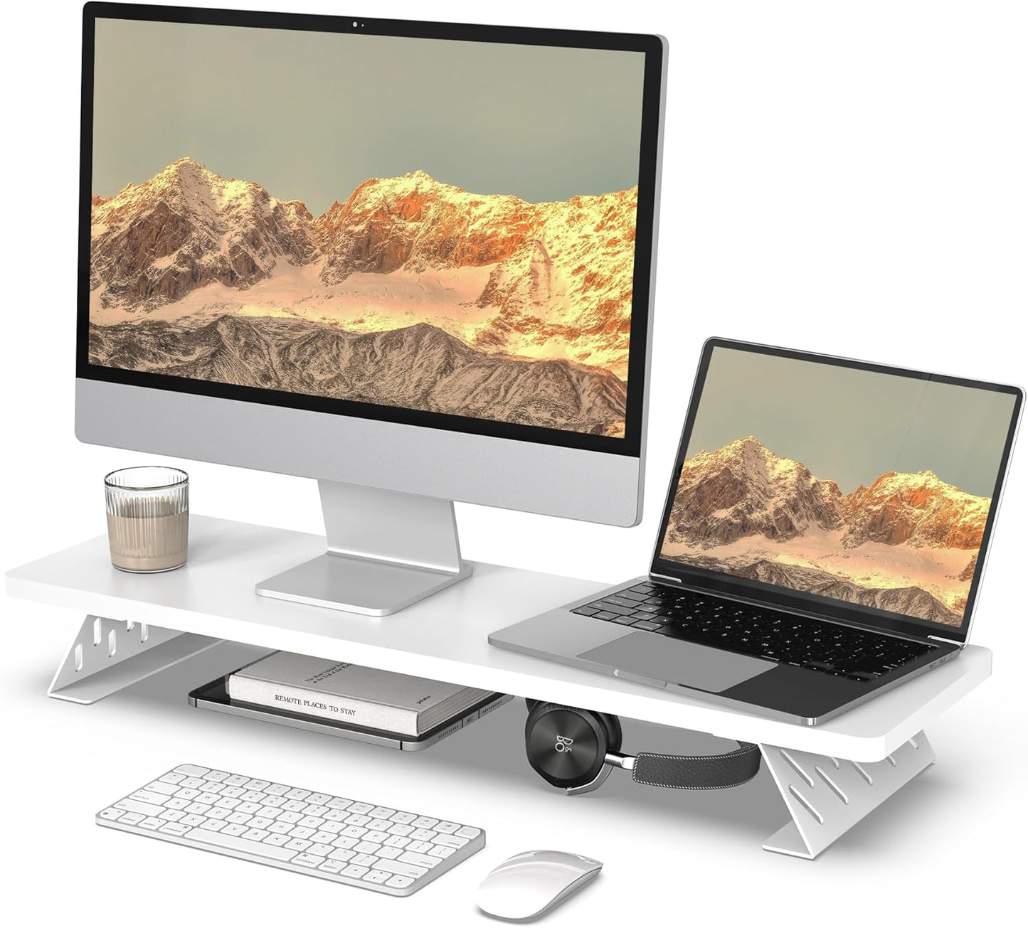 Fenge Monitor Stand Riser for Dual Monitors and More
